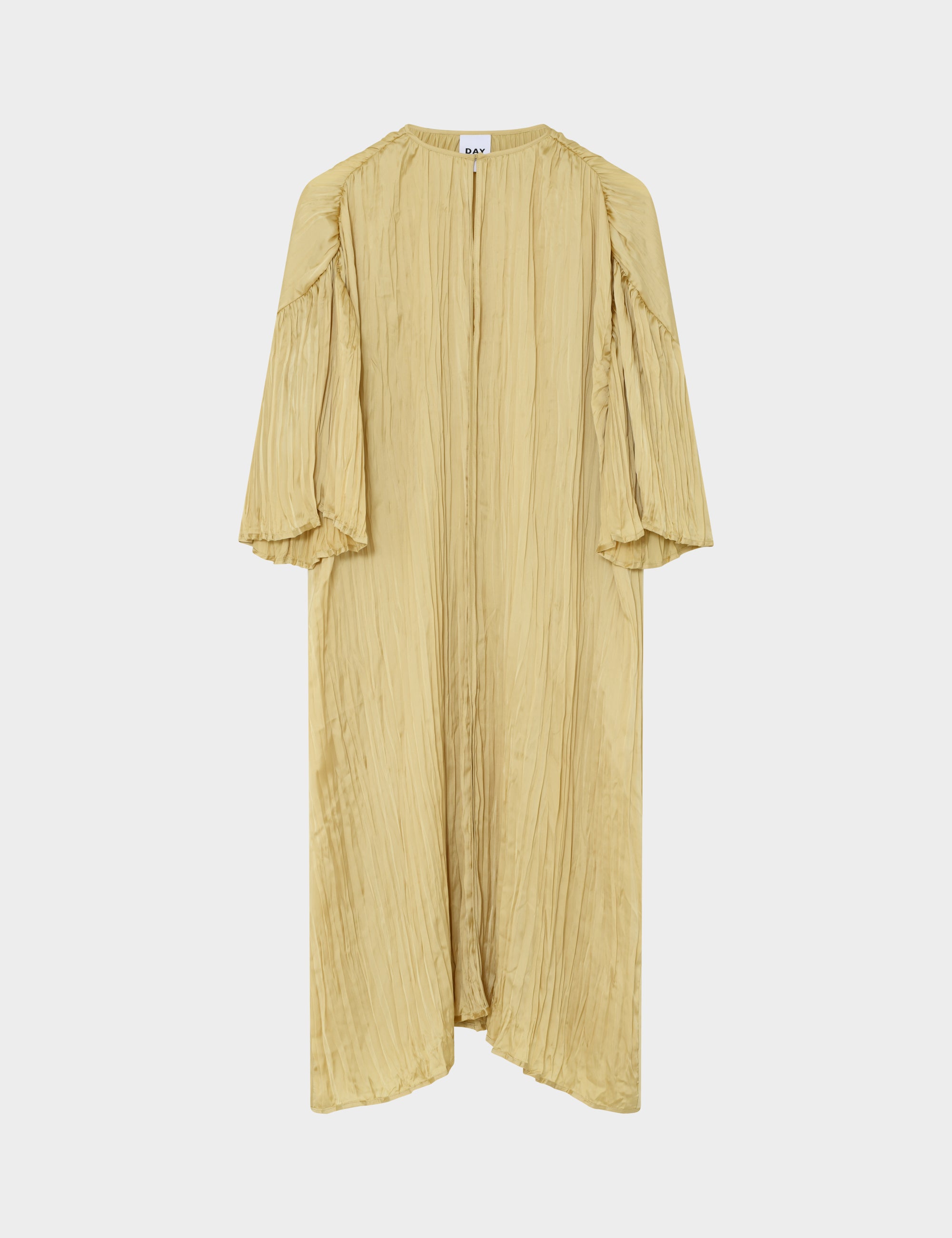 DAY Birger ét Mikkelsen Aruna - Crinkled Surface Kjole 130922 Straw