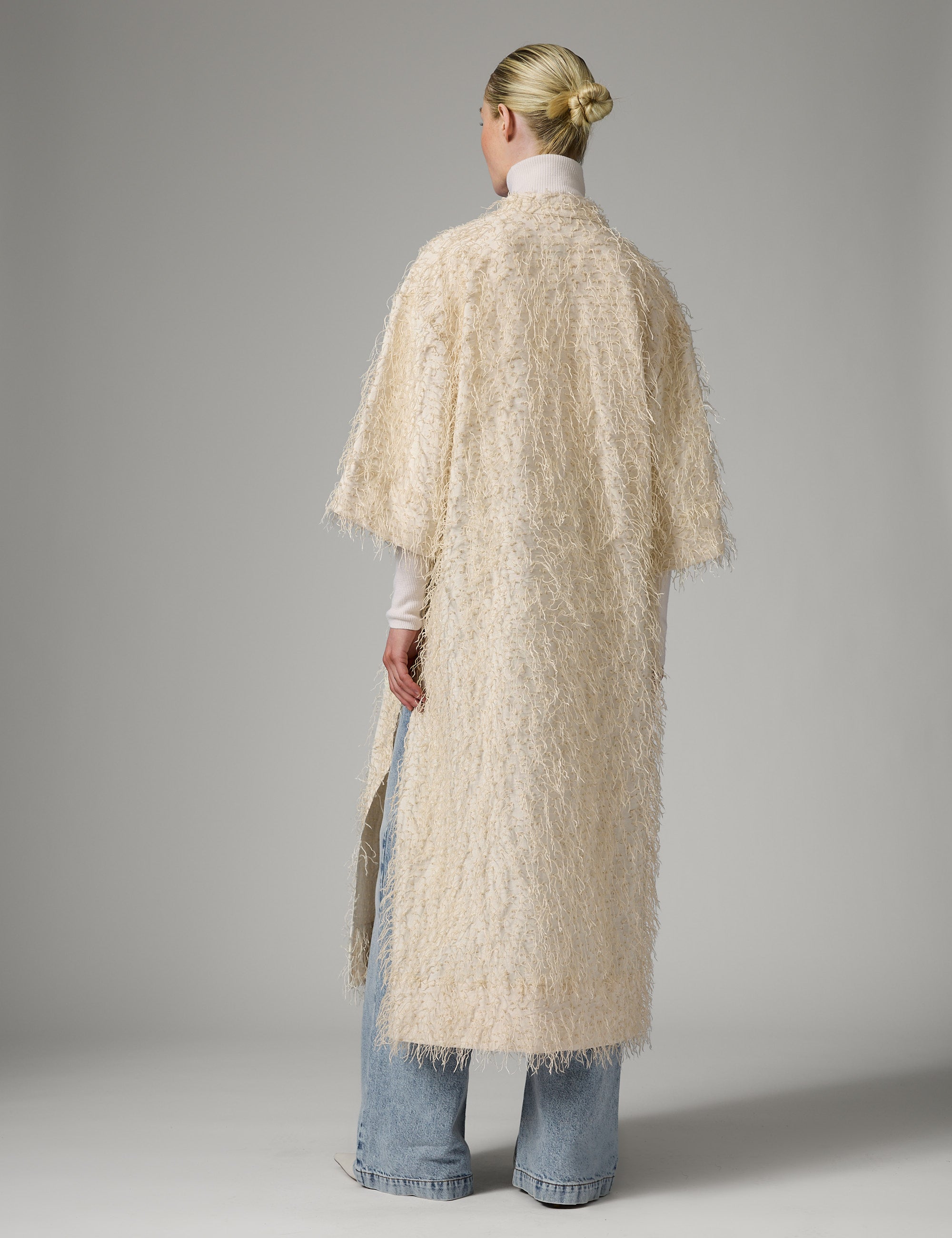 DAY Birger ét Mikkelsen Aruna - Dobby Fringe Kjole 110605 Jet Stream
