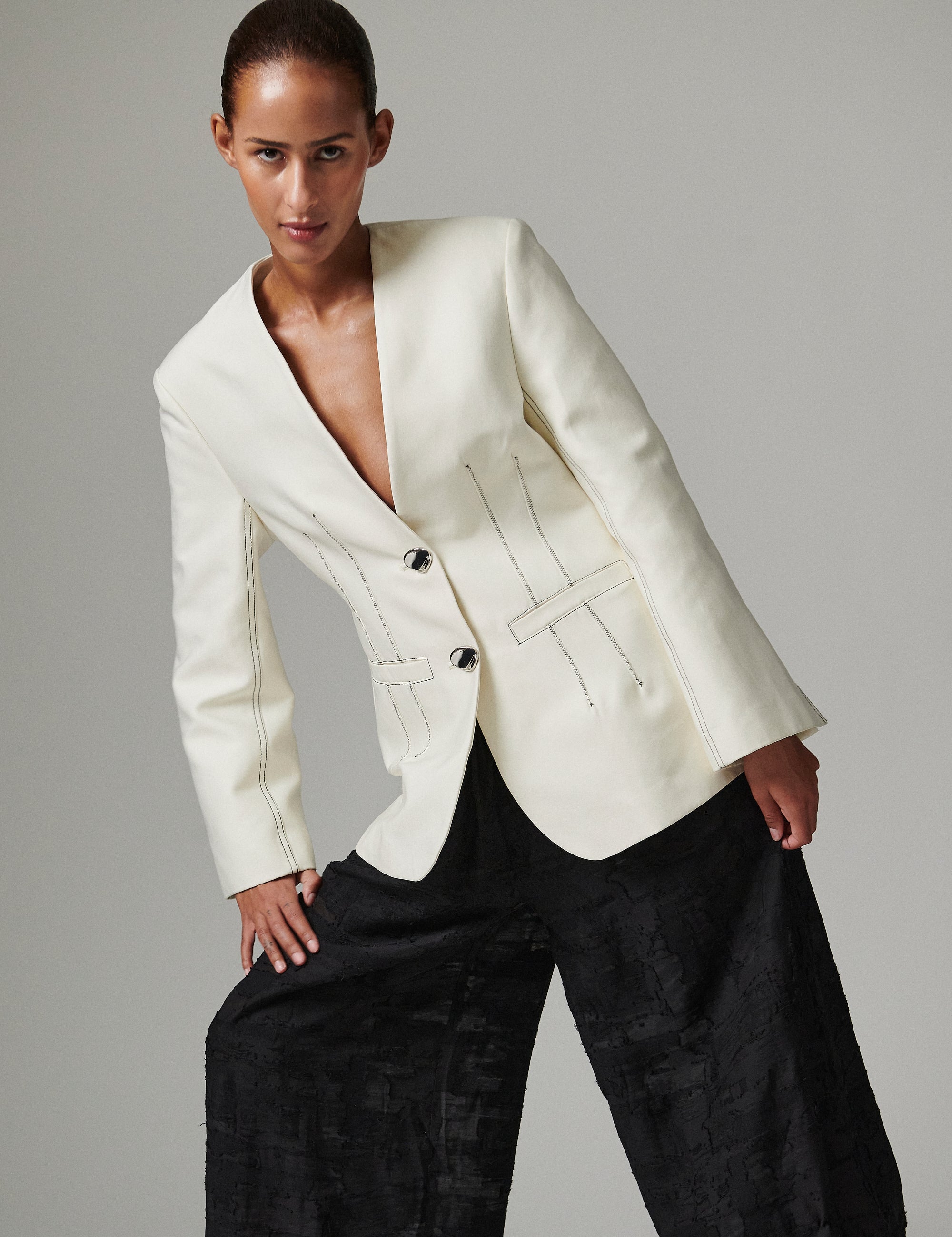 DAY Birger ét Mikkelsen Barbo- Jacquard Torn Bukser 190303 Black