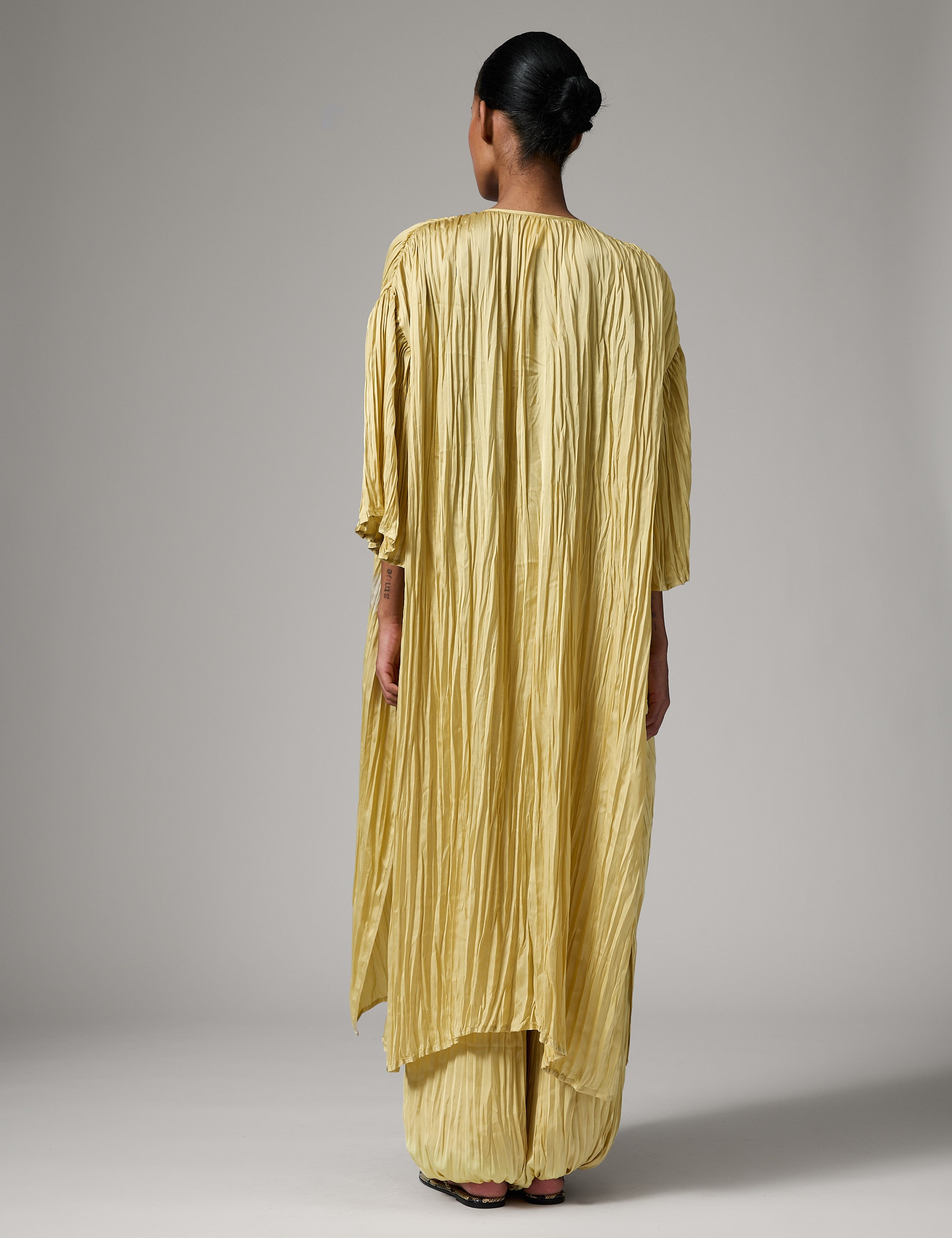DAY Birger ét Mikkelsen Barbo - Crinkled Surface Bukser 130922 Straw