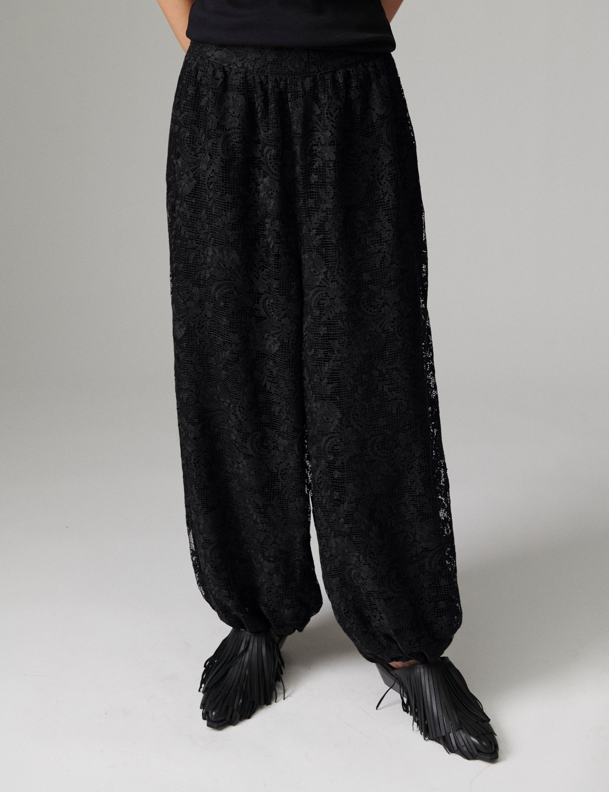 DAY Birger ét Mikkelsen Barbo - Day Crochet - Bukser Bukser 190303 Black
