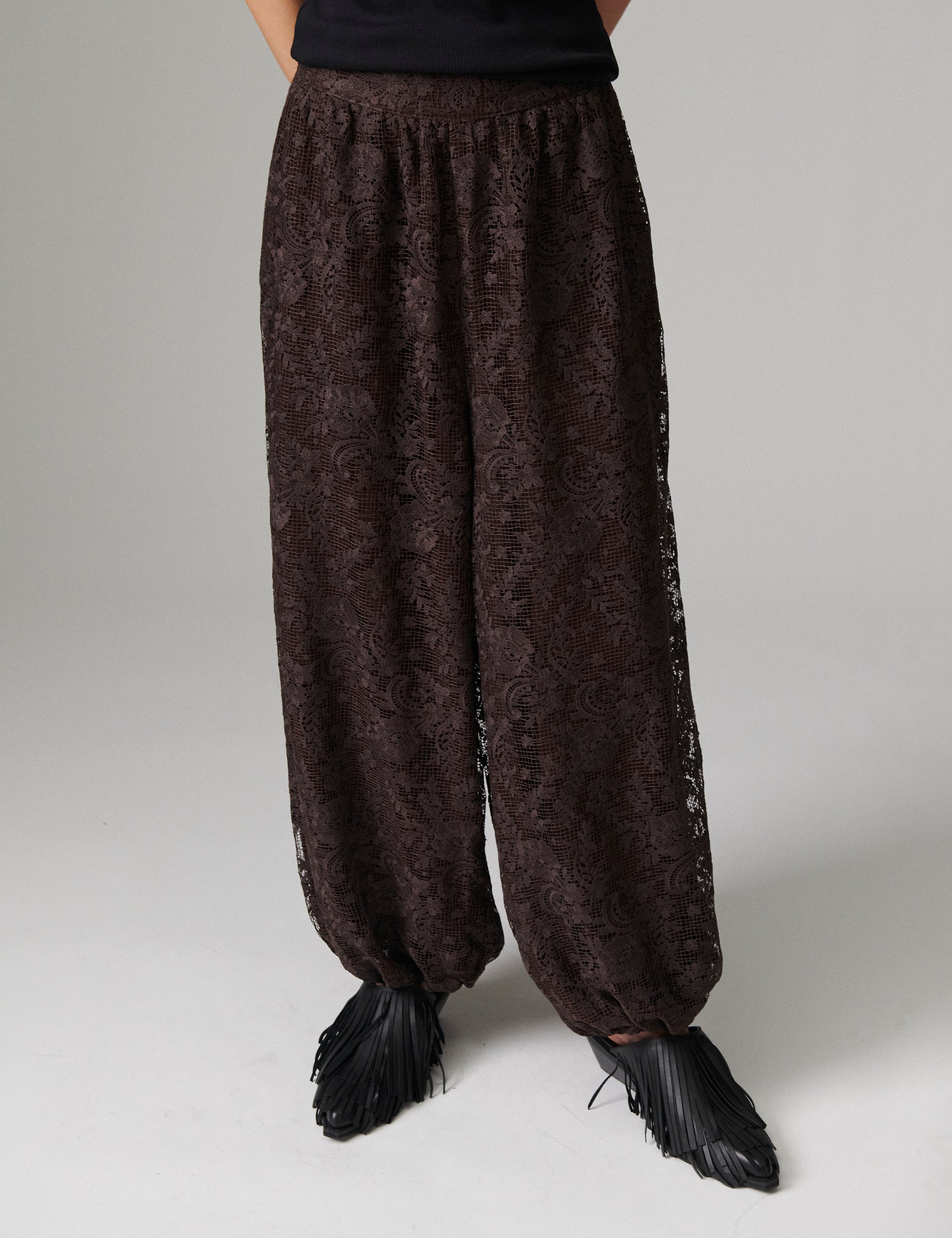 DAY Birger ét Mikkelsen Barbo - Day Crochet - Bukser Bukser 190915 Coffee Bean