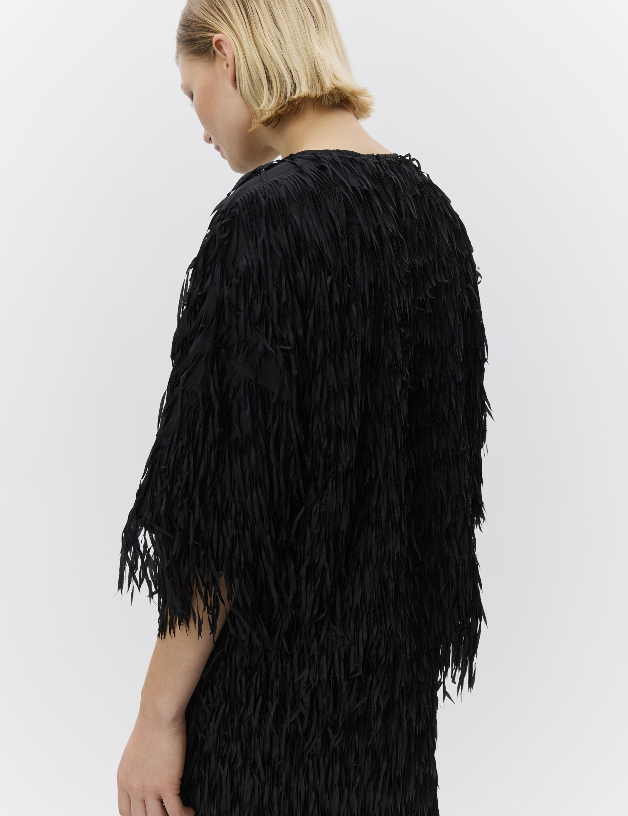 DAY Birger ét Mikkelsen Barcelona - Delicate Fringes Shirts & Blouses 190303 BLACK