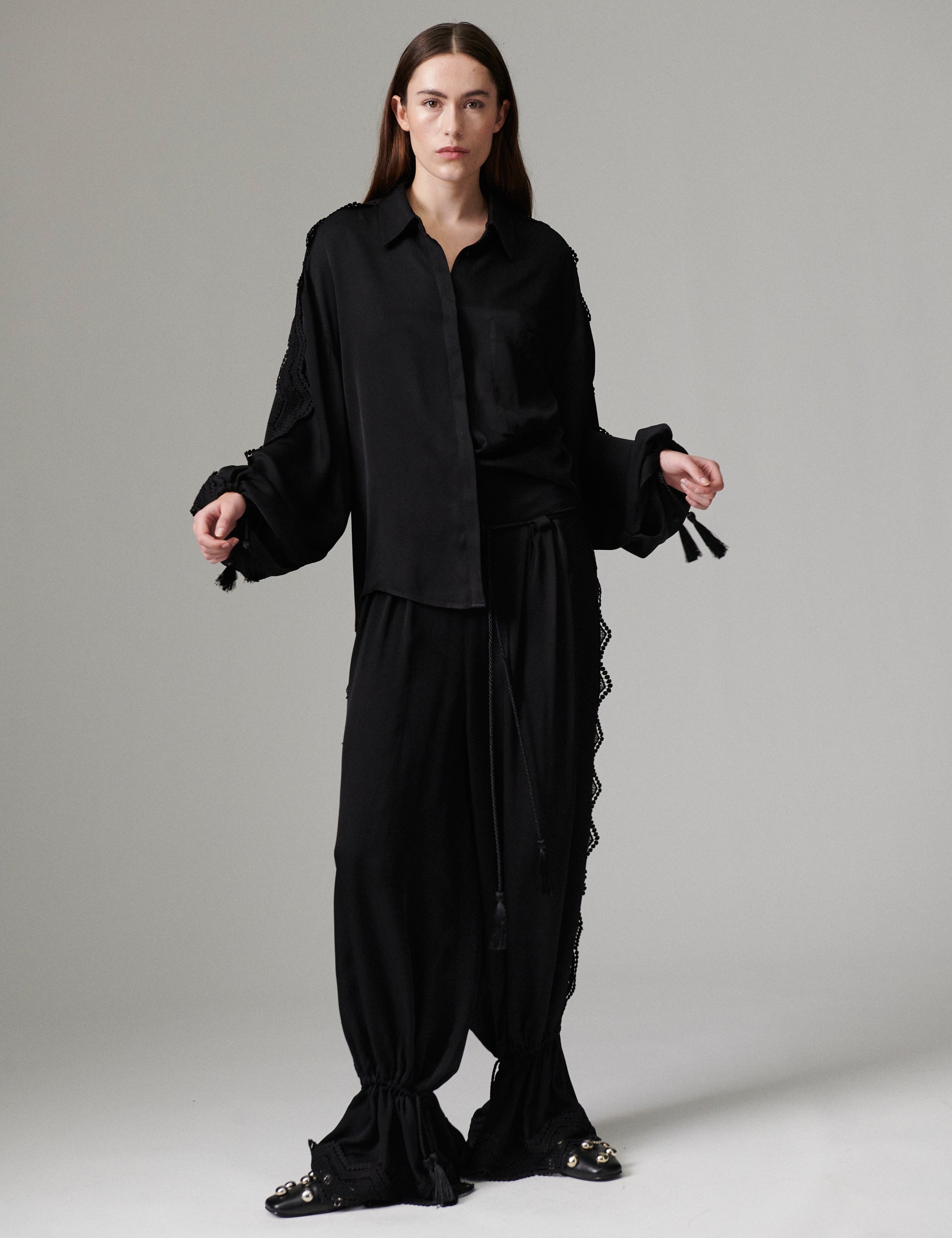 DAY Birger ét Mikkelsen Beate - Matte Crepe - Bukser Bukser 190303 Black