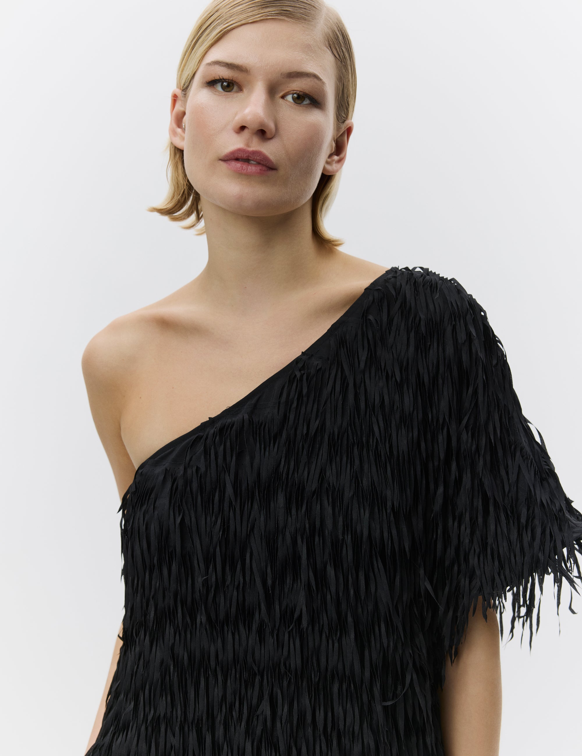 DAY Birger ét Mikkelsen Bell - Delicate Fringes Shirts & Blouses 190303 BLACK