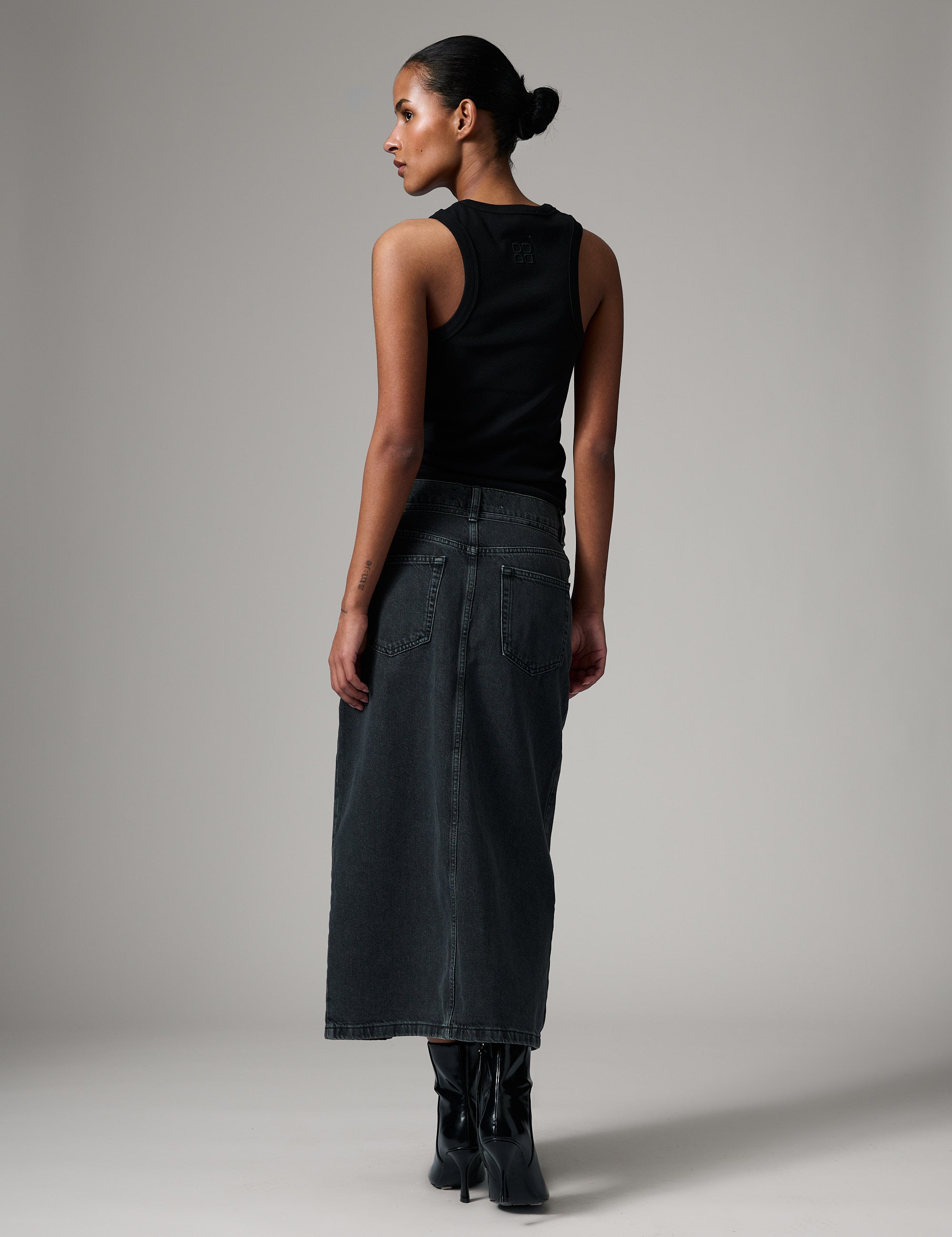 DAY Birger ét Mikkelsen Ben - Black Denim Skirt 190303 Black
