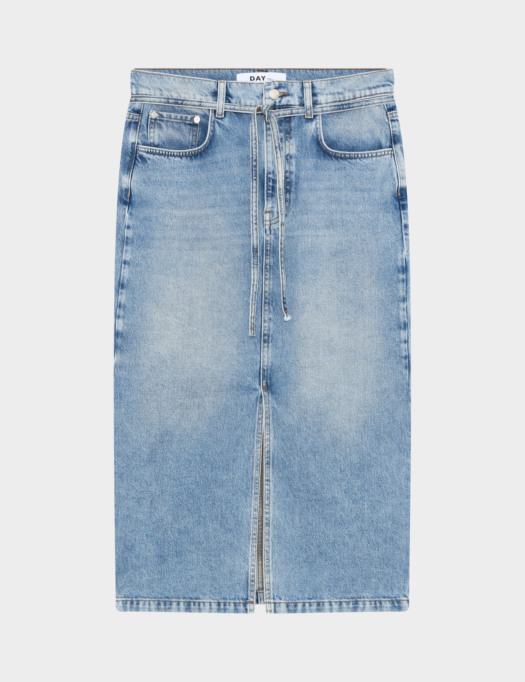 DAY Birger ét Mikkelsen Ben - Blue Soft Denim Skirt 500005 LIGHT BLUE