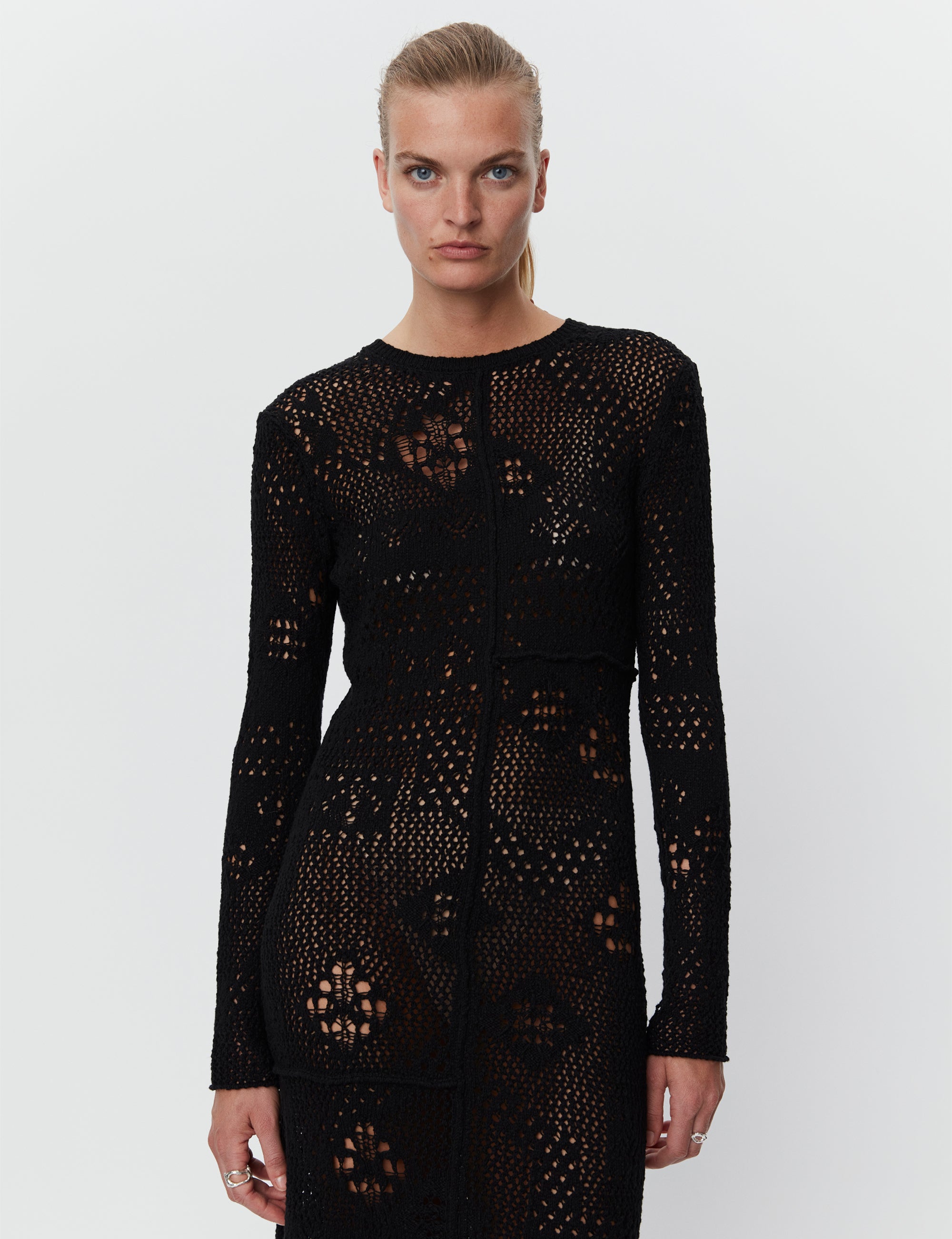 DAY Birger ét Mikkelsen Benoit - Artistic Crochet RD Kjole 190303 Black