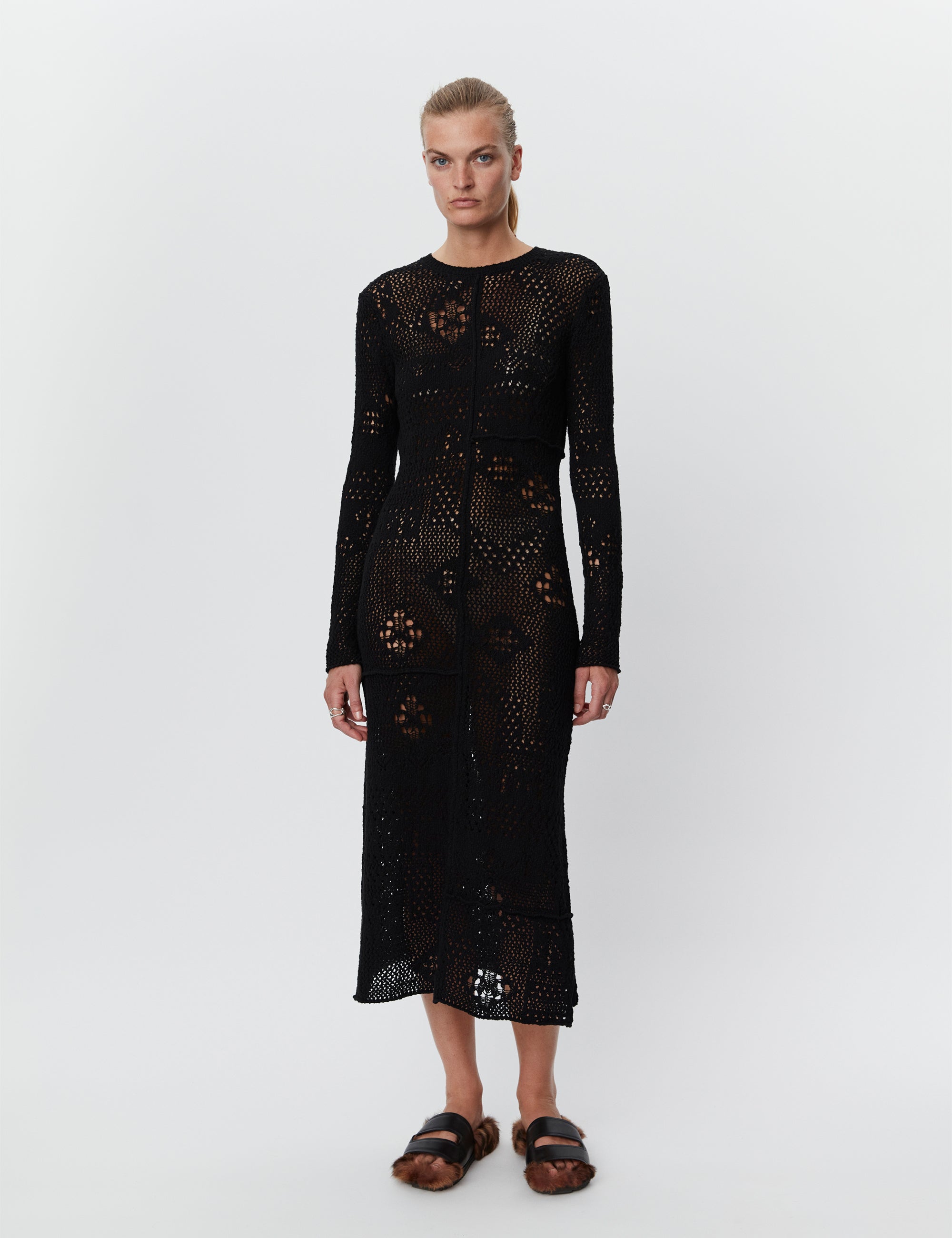DAY Birger ét Mikkelsen Benoit - Artistic Crochet RD Kjole 190303 Black