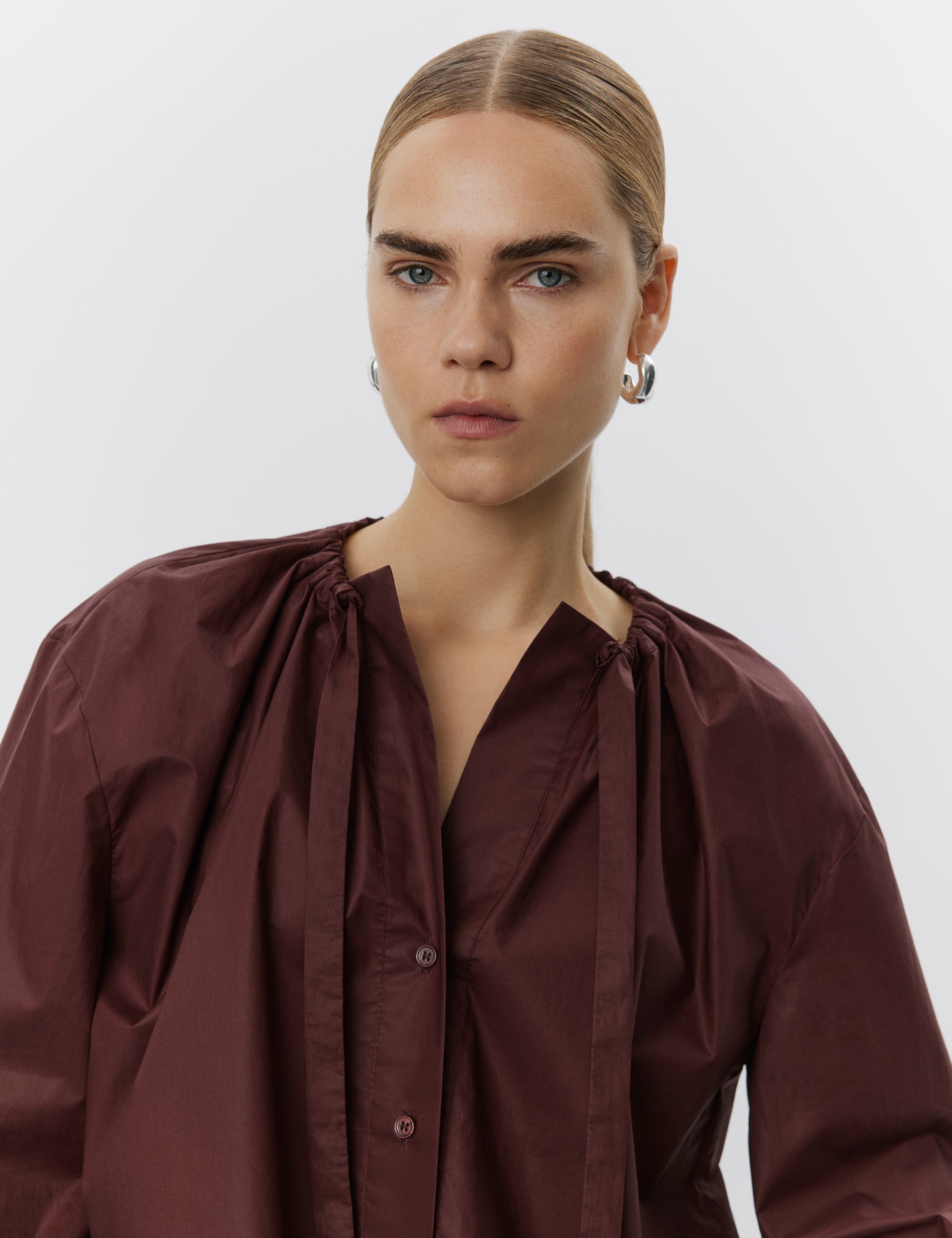 DAY Birger ét Mikkelsen Birch - Cotton Chintz Shirts & Blouses 191317 Bitter Chocolate..