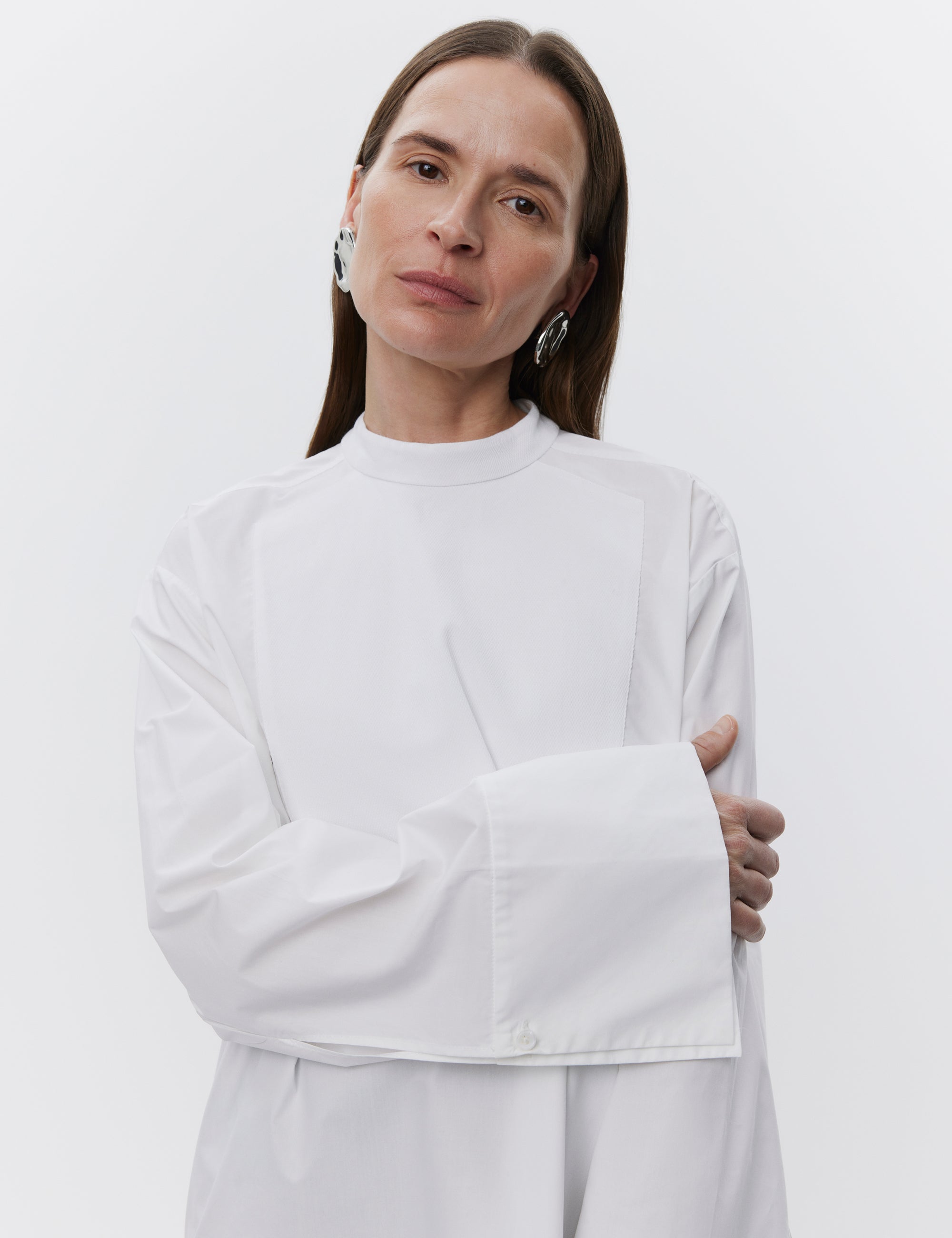 DAY Birger ét Mikkelsen Blaze - Solid Cotton RD Shirts & Blouses 110601 BRIGHT WHITE
