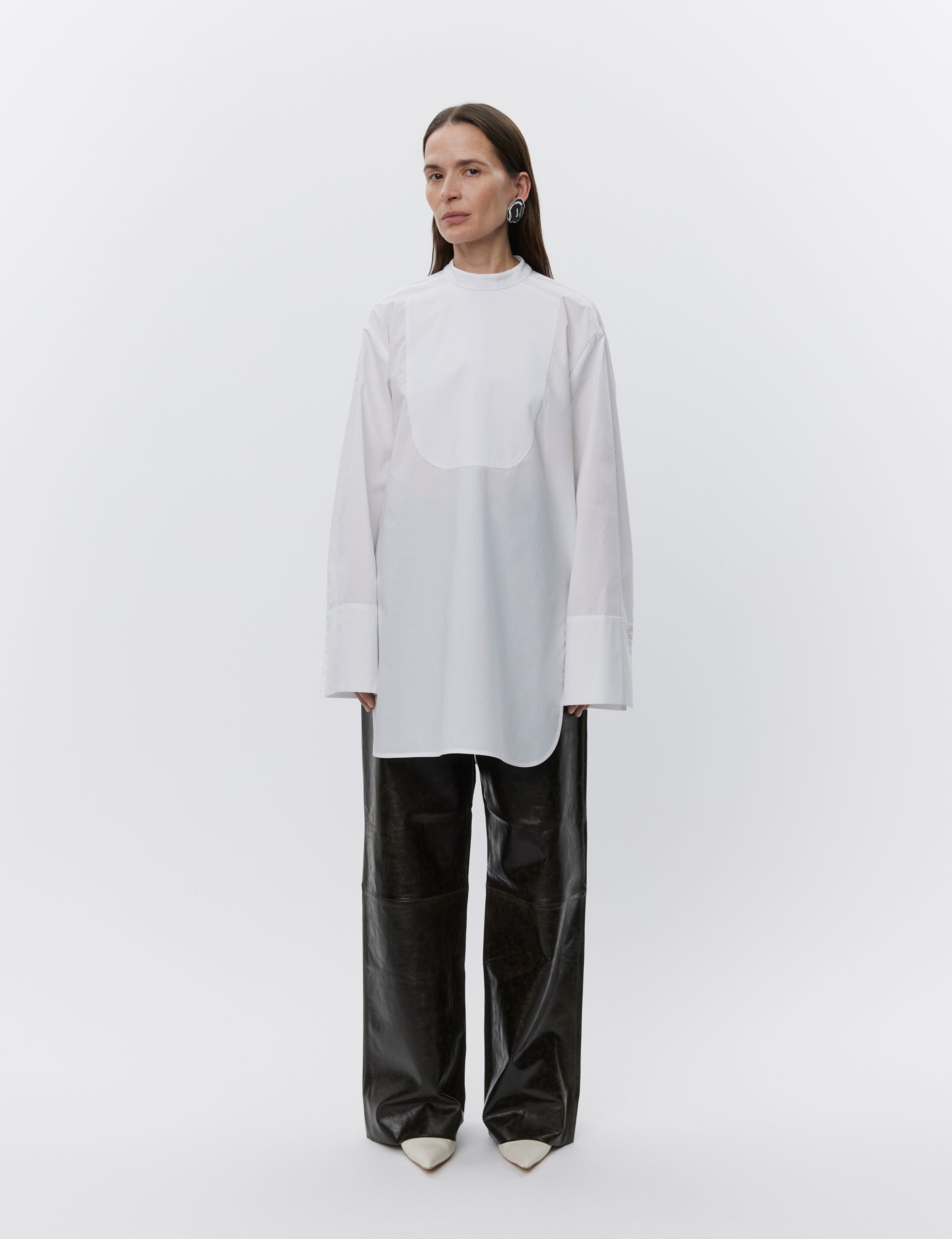 DAY Birger ét Mikkelsen Blaze - Solid Cotton RD Shirts & Blouses 110601 BRIGHT WHITE