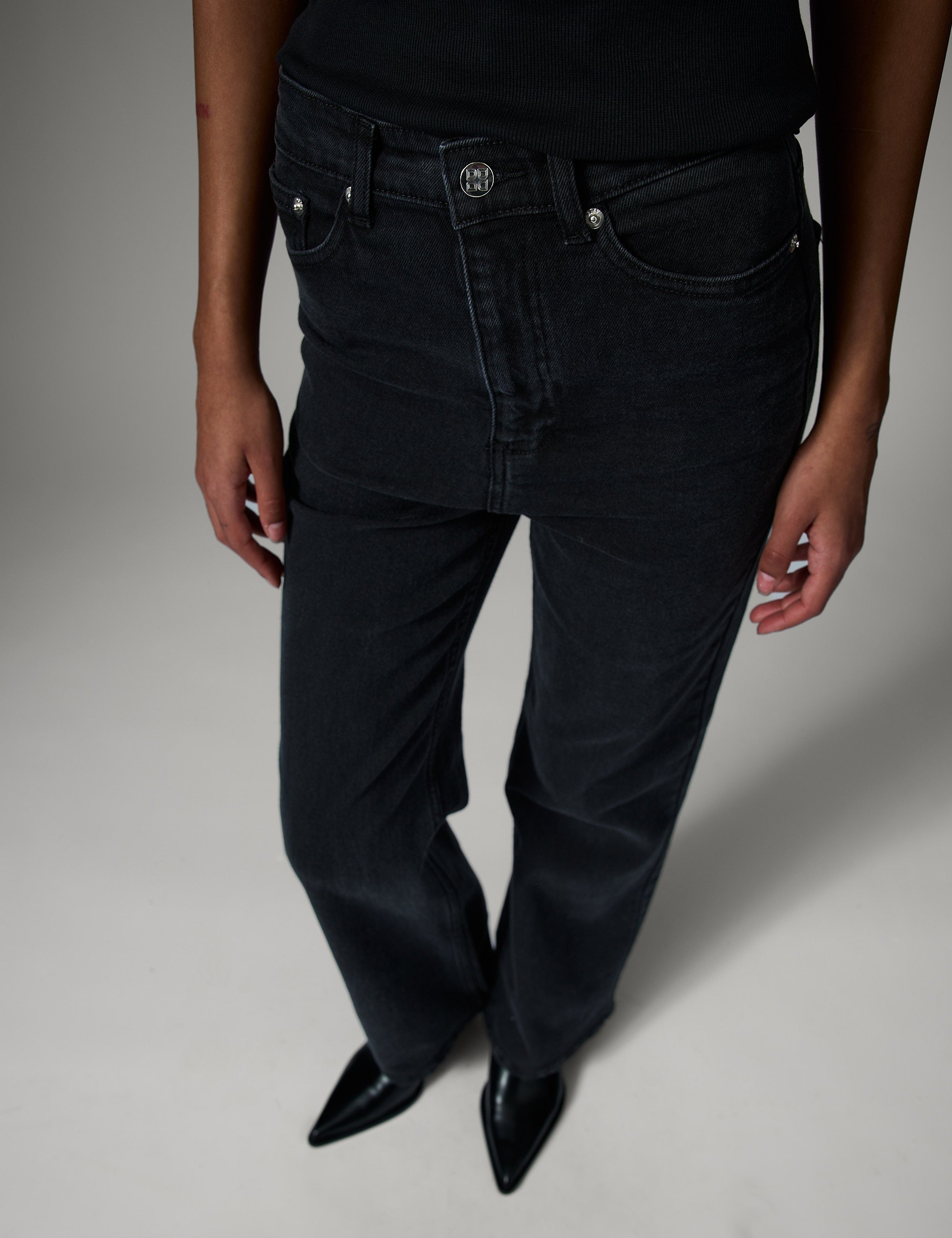 DAY Birger ét Mikkelsen Cai - Black Washed Denim Stretch Jeans 190303 Black