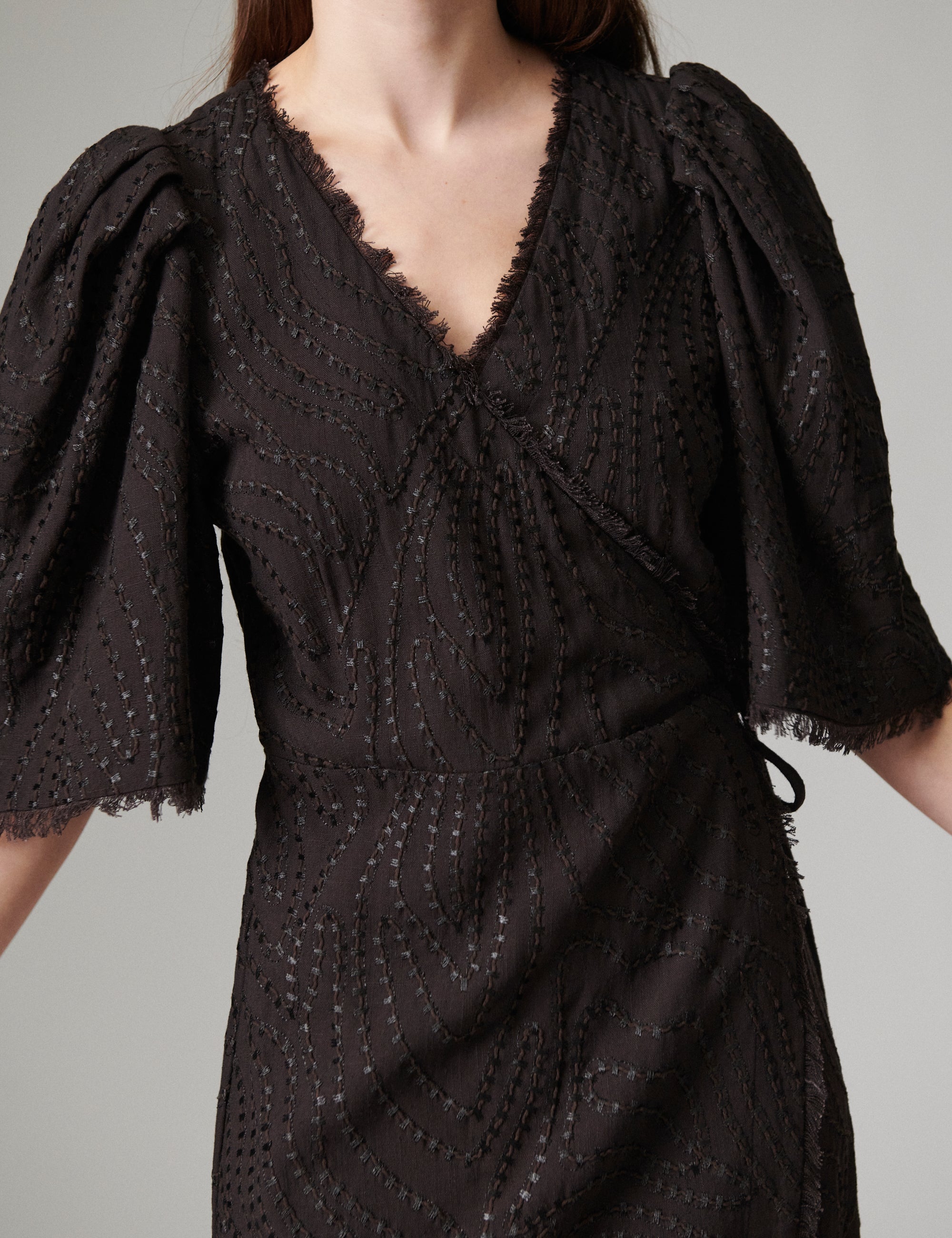 DAY Birger ét Mikkelsen Camilla - Day Kantha - Kjole Kjole 10037 Coffee Bean