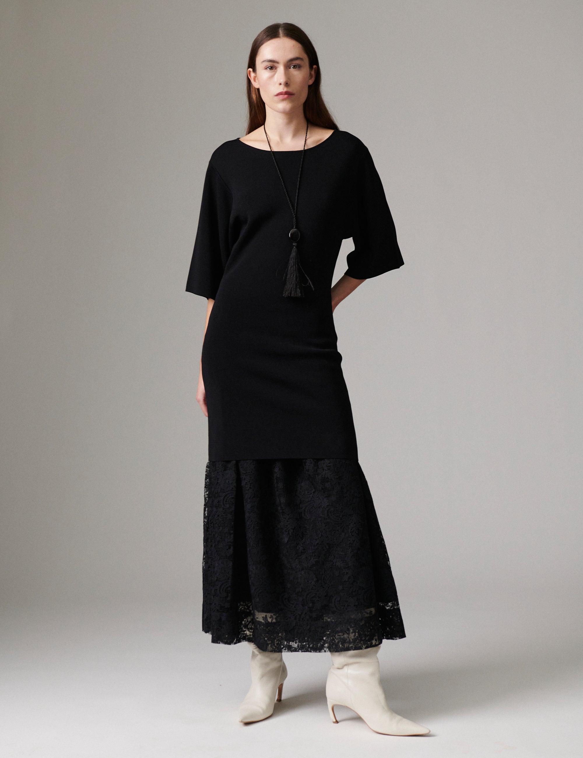 DAY Birger ét Mikkelsen Chai - Day Crochet - Nederdel Skirt 190303 Black