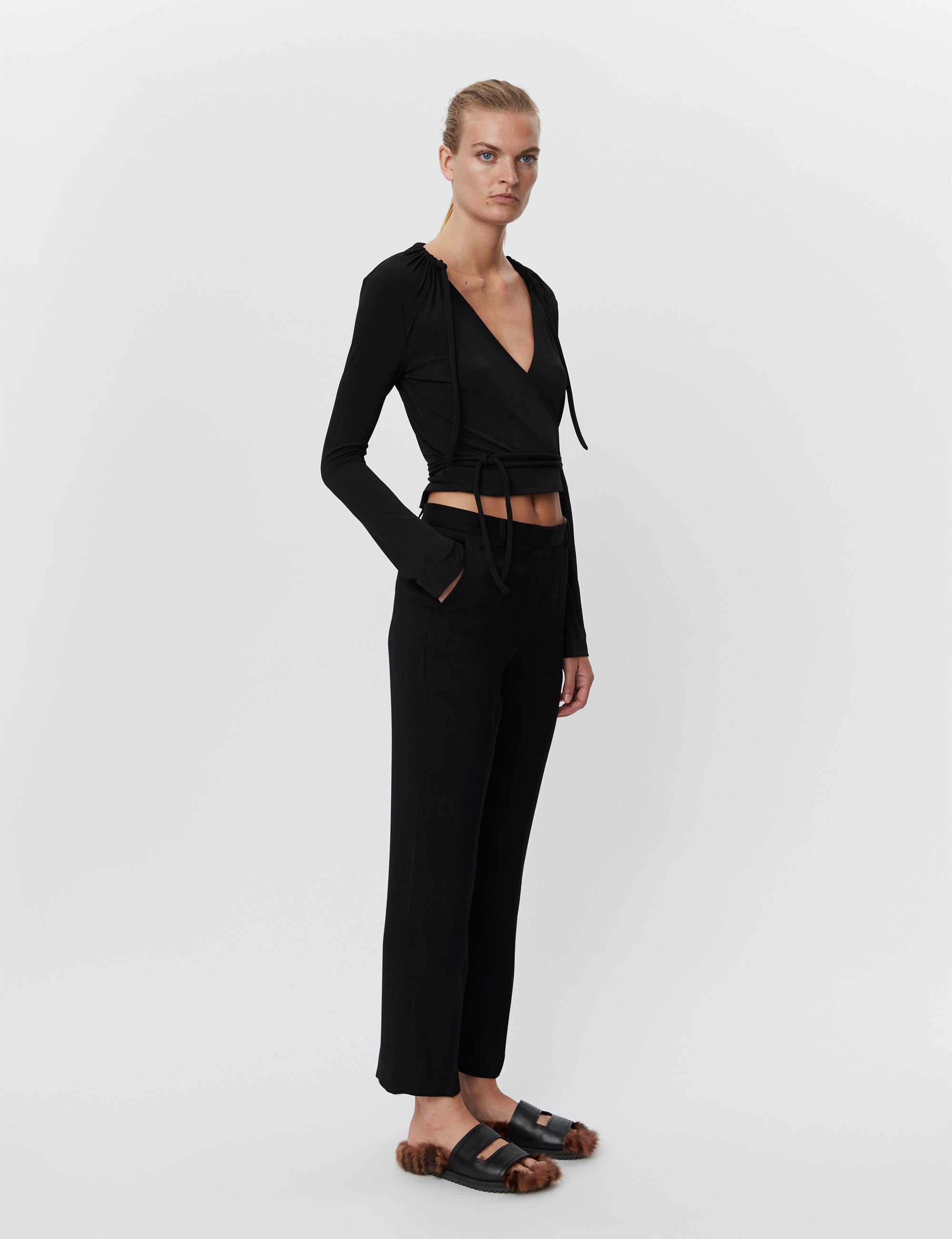 DAY Birger ét Mikkelsen Classic Lady - Viscose Twill Bukser 190303 Black