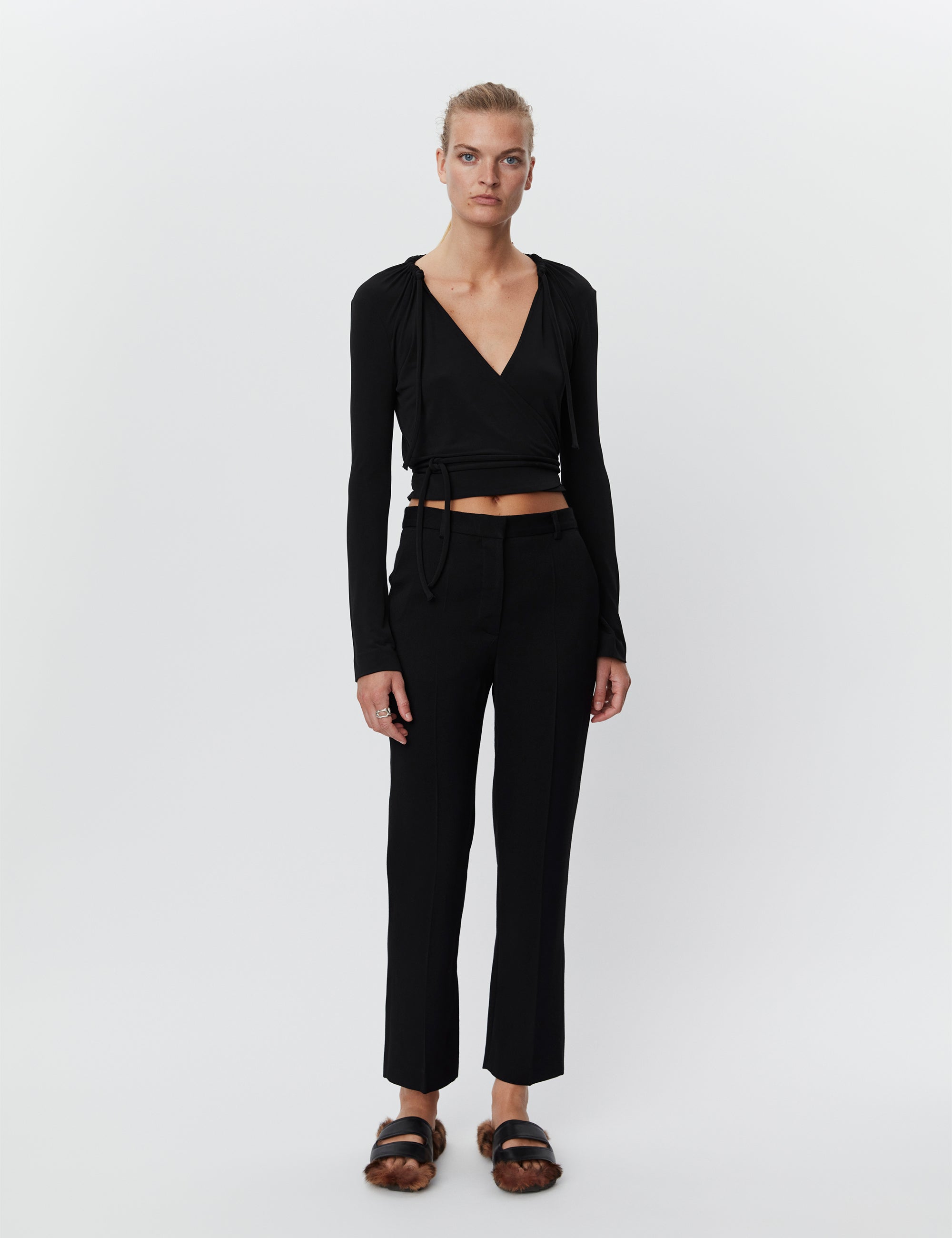 DAY Birger ét Mikkelsen Classic Lady - Viscose Twill Bukser 190303 Black