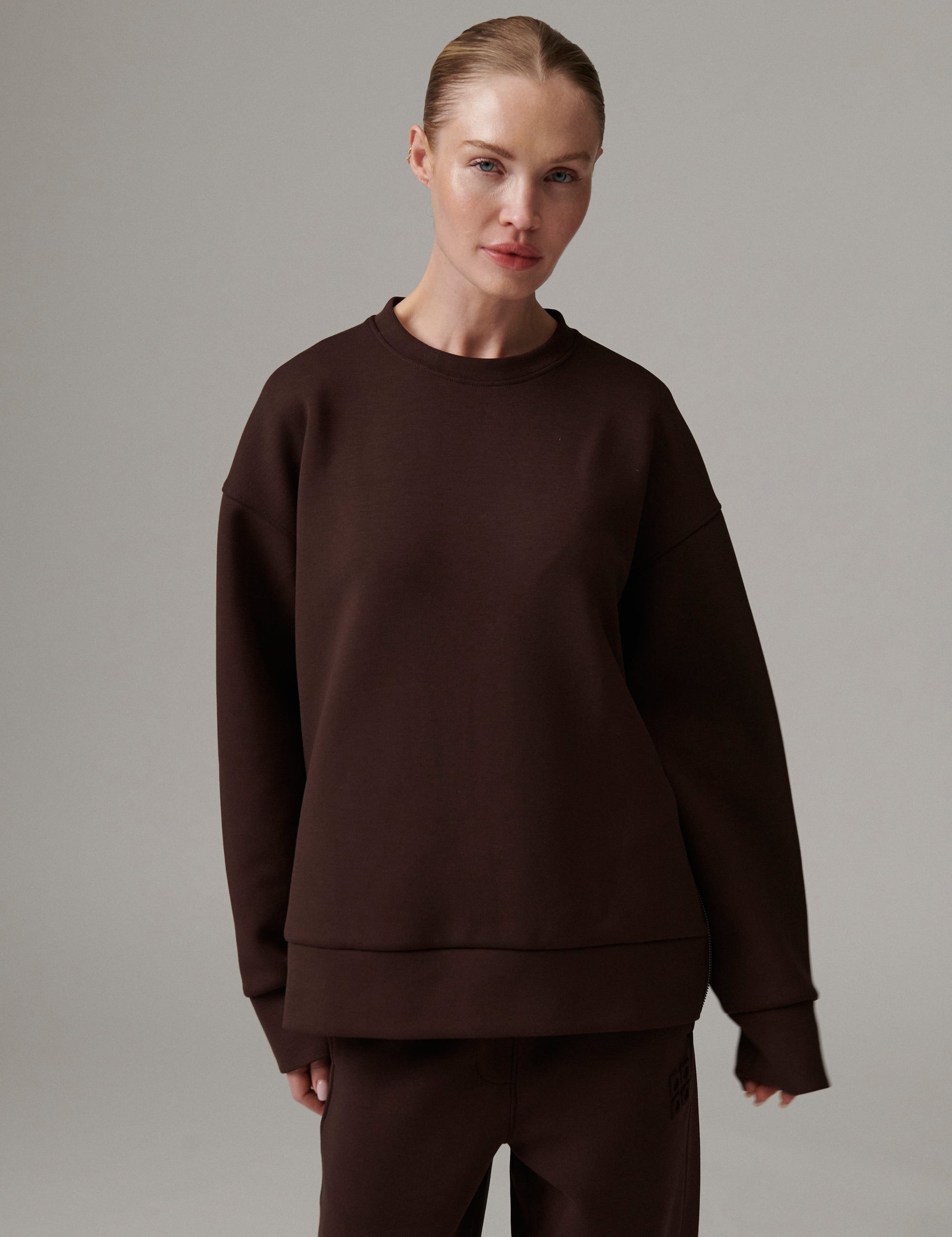 DAY Birger ét Mikkelsen DAYCrewa - Scuba - Sweatshirt Sweatshirt 190915 Coffee Bean
