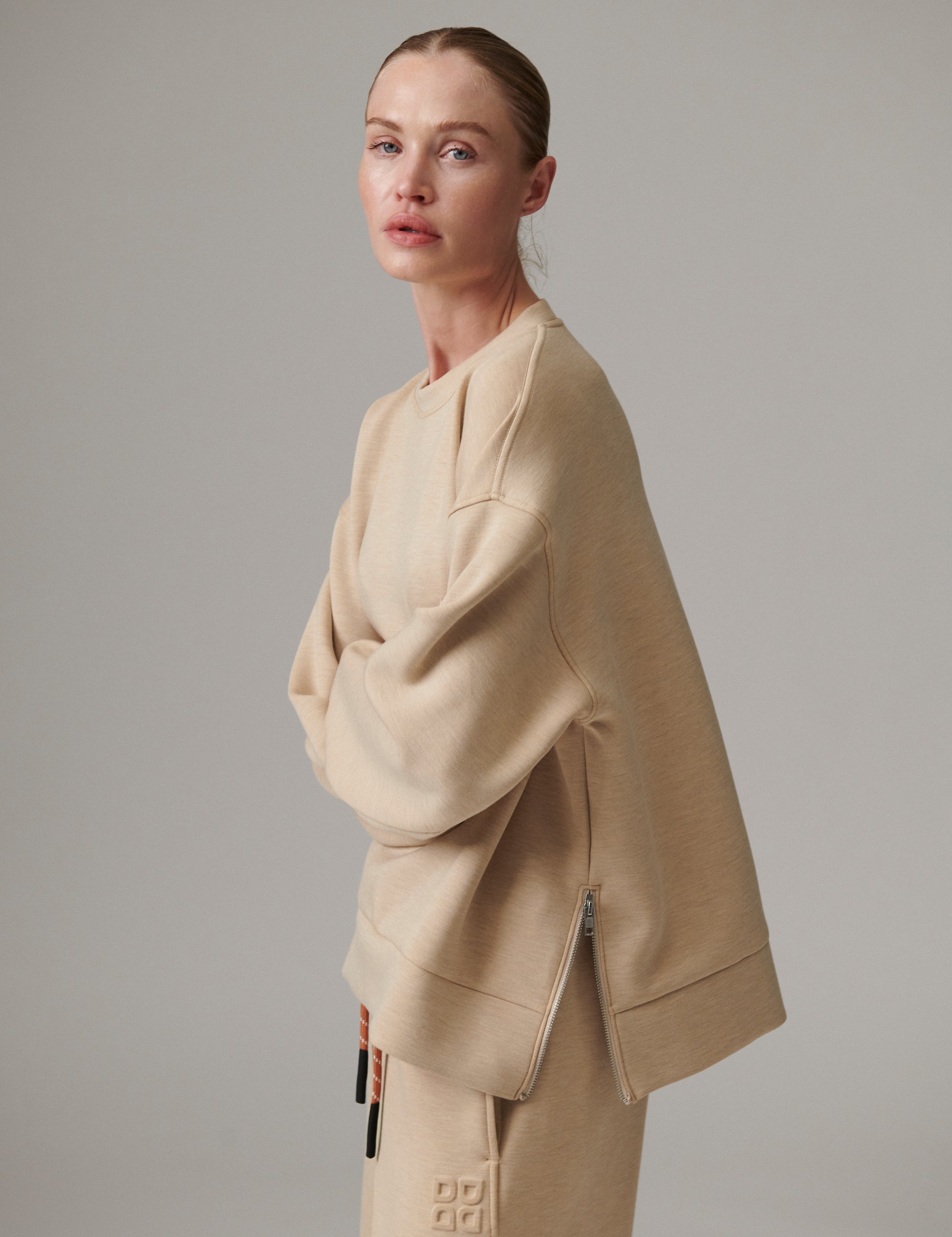 DAY Birger ét Mikkelsen DAYCrewa - Scuba - Sweatshirt Sweatshirt 500001 Beige Melange