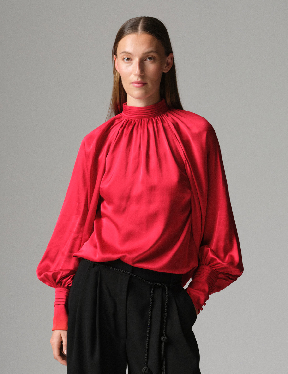 DAY Birger ét Mikkelsen DAYFema - Fluid Viscose - Bluse Bluse 09042 Biking Red