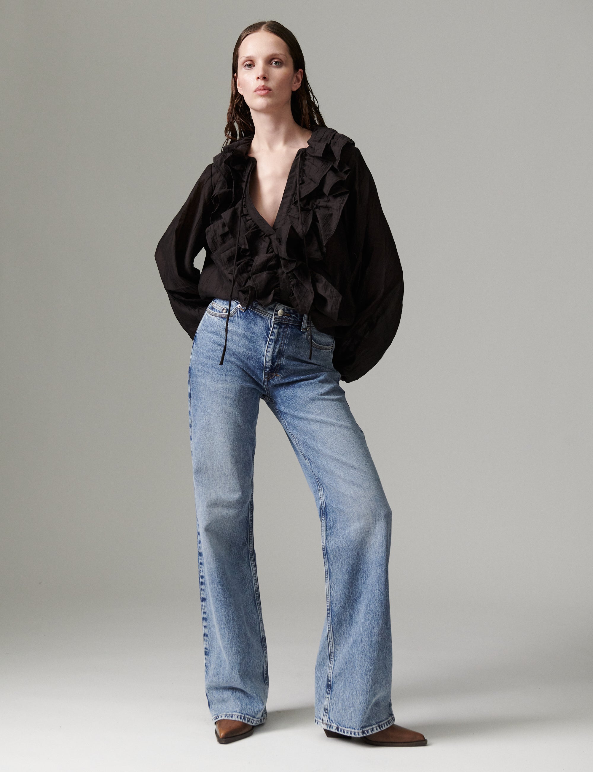 DAY Birger ét Mikkelsen DAYFrey - Tencilly - Bluse Bluse 191018 Ganache