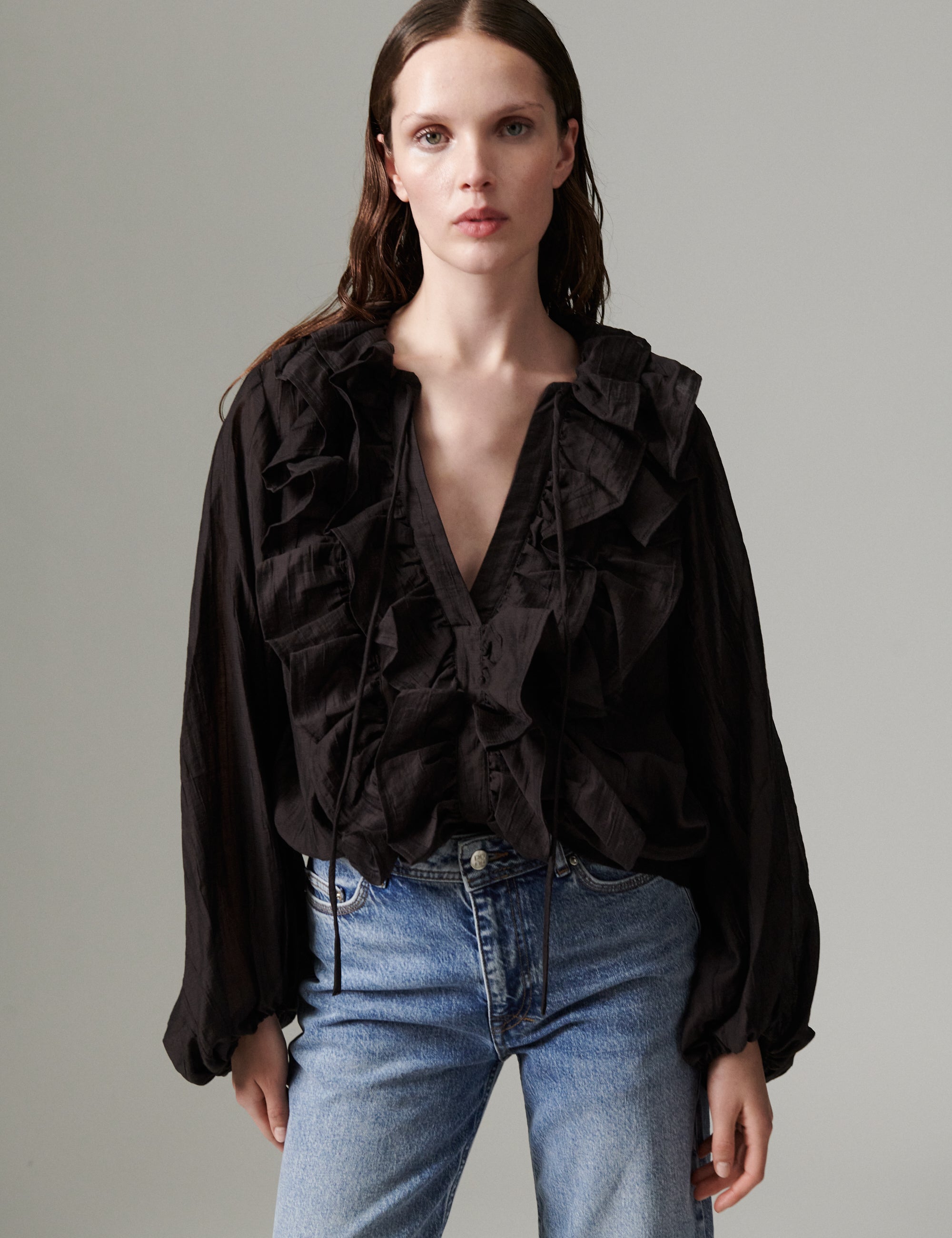 DAY Birger ét Mikkelsen DAYFrey - Tencilly - Bluse Bluse 191018 Ganache