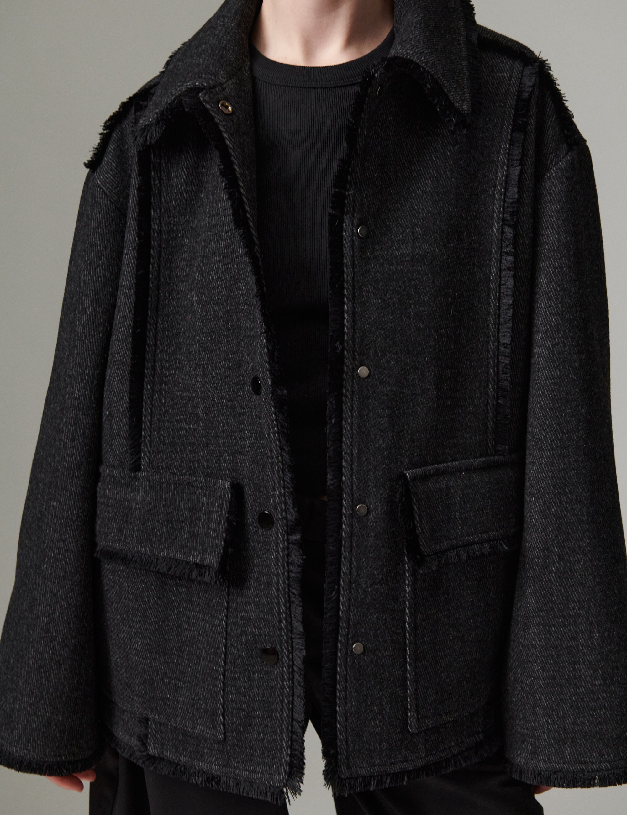 DAY Birger ét Mikkelsen DAYHarry - Wool Structure - Jakke Jakke 900013 Grey Twill