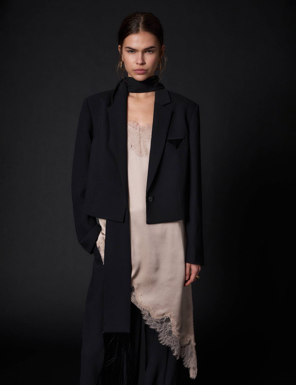DAY Birger ét Mikkelsen DAYLara - Fluid Viscose - Top Top 151304 HUMUS