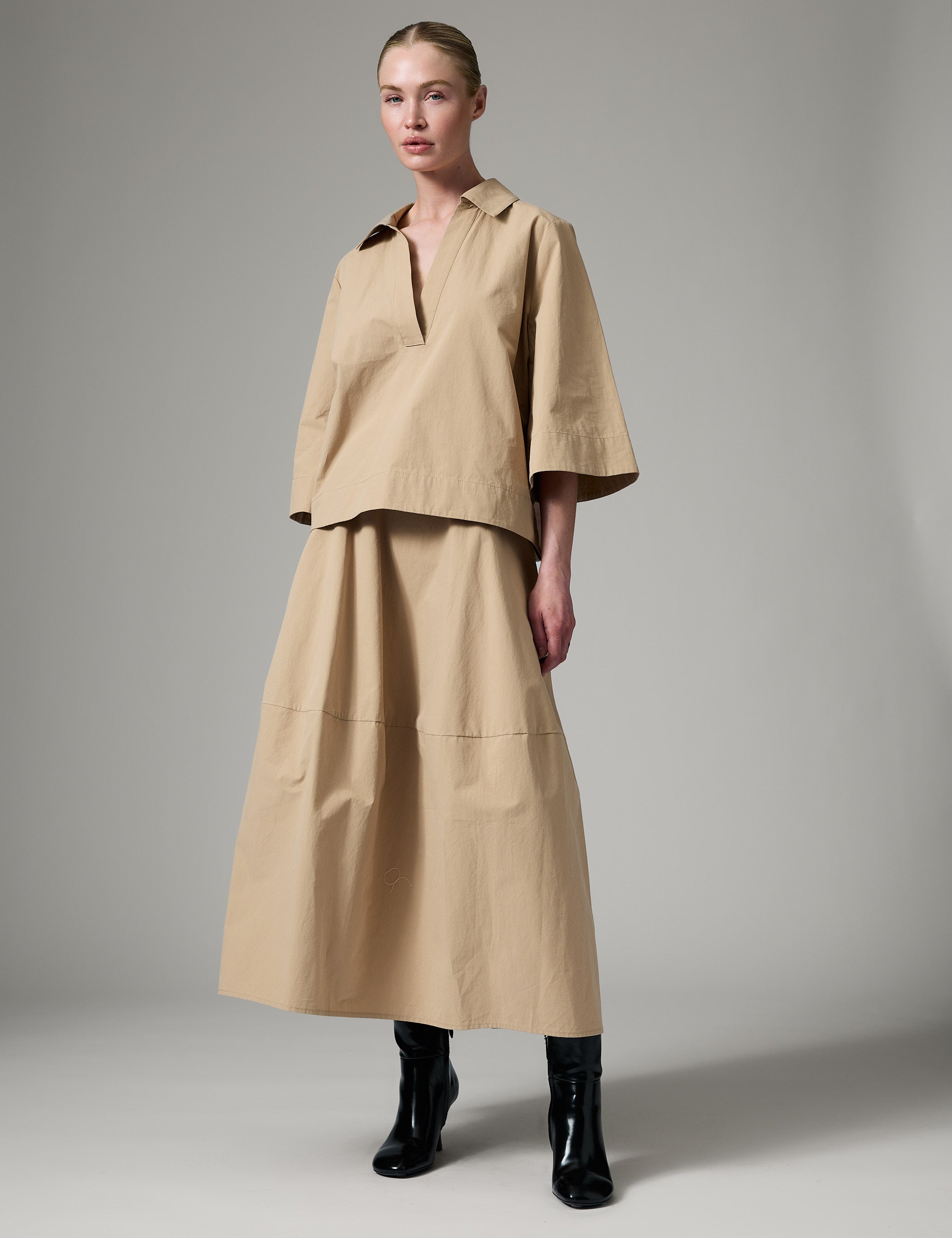 DAY Birger ét Mikkelsen DAYLuma- Cottaline - Bluse Bluse 500124 TAUPE