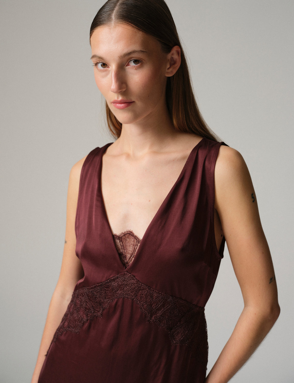 DAY Birger ét Mikkelsen DAYPia - Fluid Viscose - Kjole Kjole 191619 FUDGE
