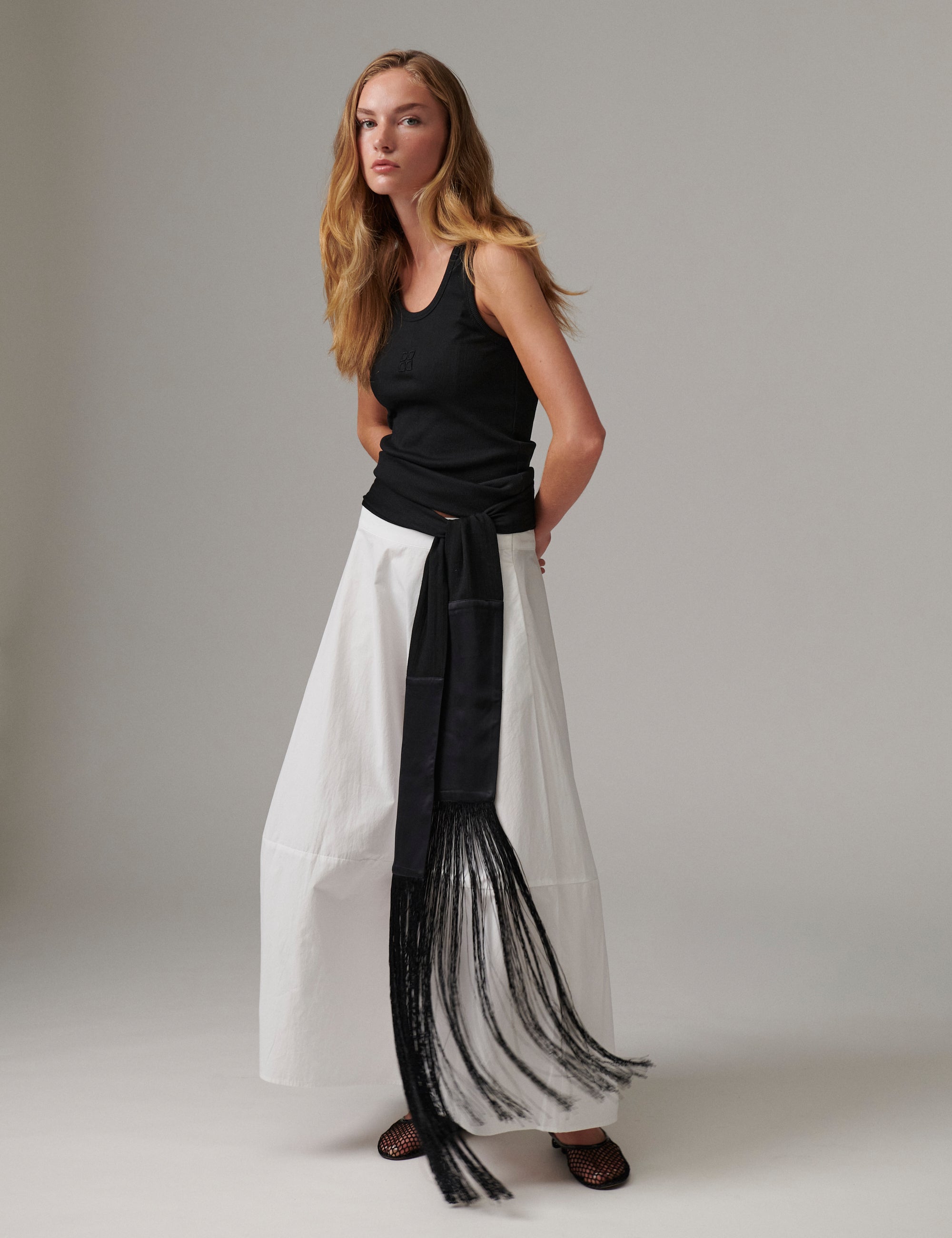 DAY Birger ét Mikkelsen DAYPipa- Cottaline - Kjole Skirt 114001 Brilliant White
