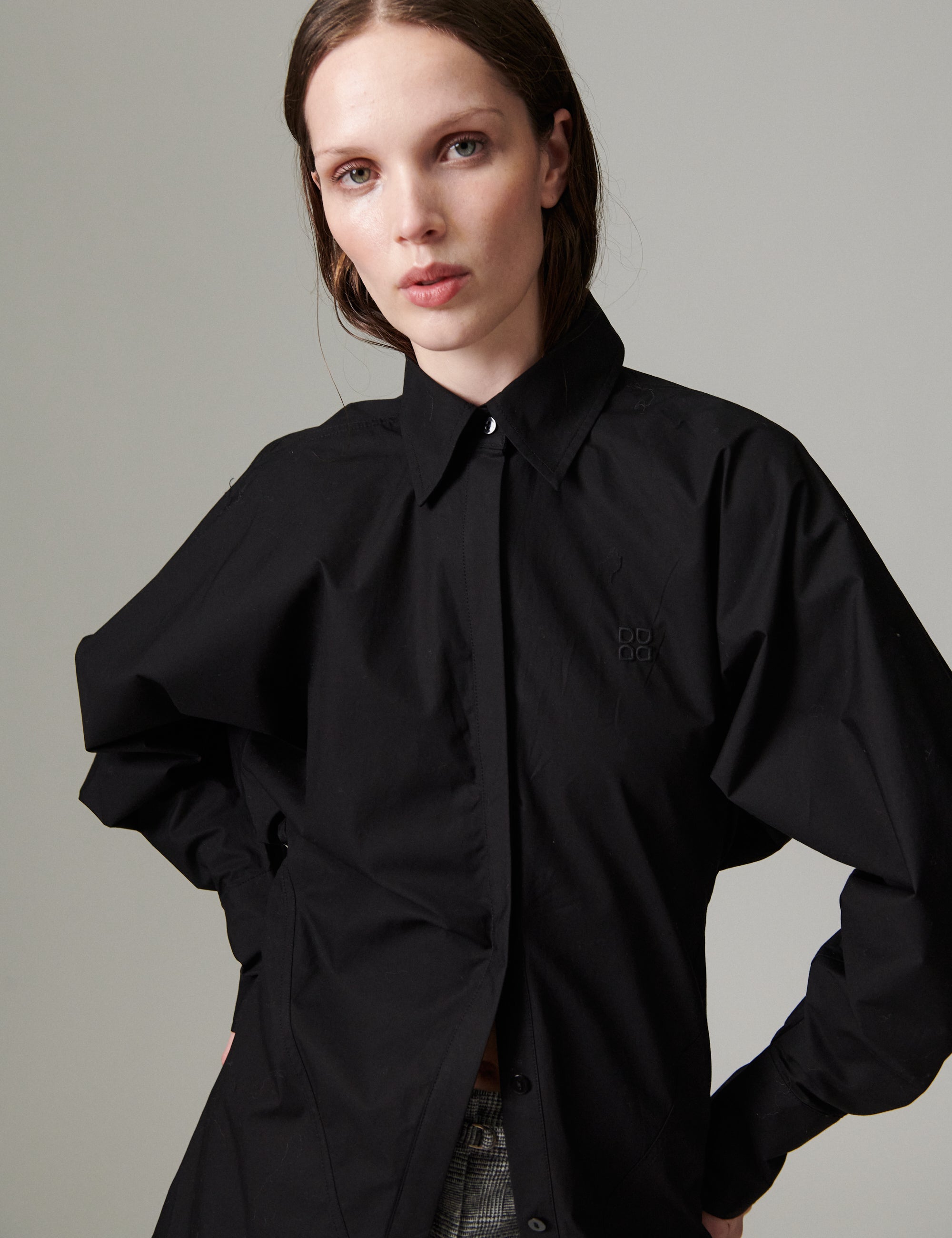 DAY Birger ét Mikkelsen DAYPixie - Poplina - Skjorte Bluse 190303 Black
