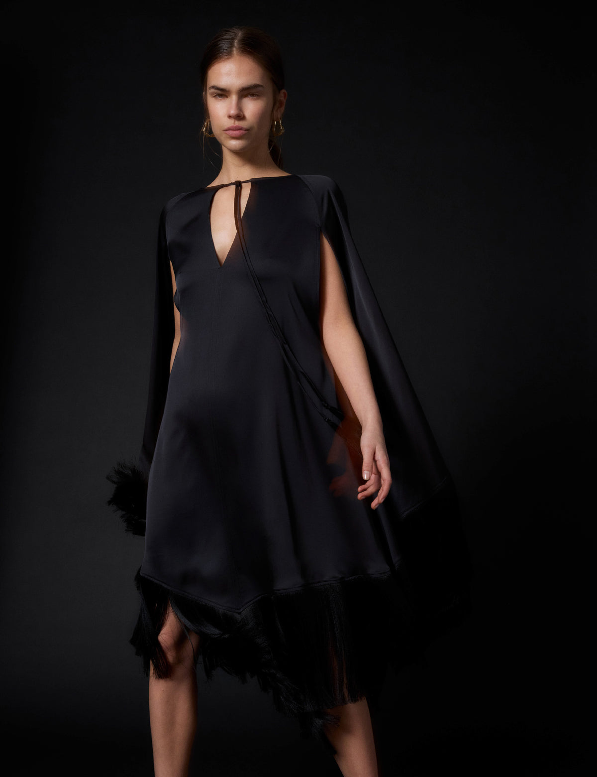DAY Birger ét Mikkelsen DAYSaxon - Fluid Viscose - Kappe Kappe 190303 Black