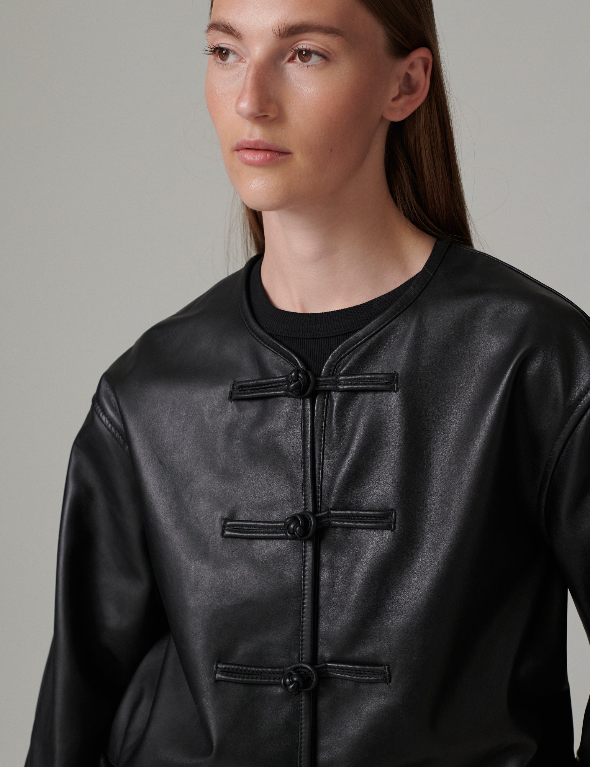 DAY Birger ét Mikkelsen DAYSiaa - Soft Lamb Leather - Jakke Jakke 12000 Black