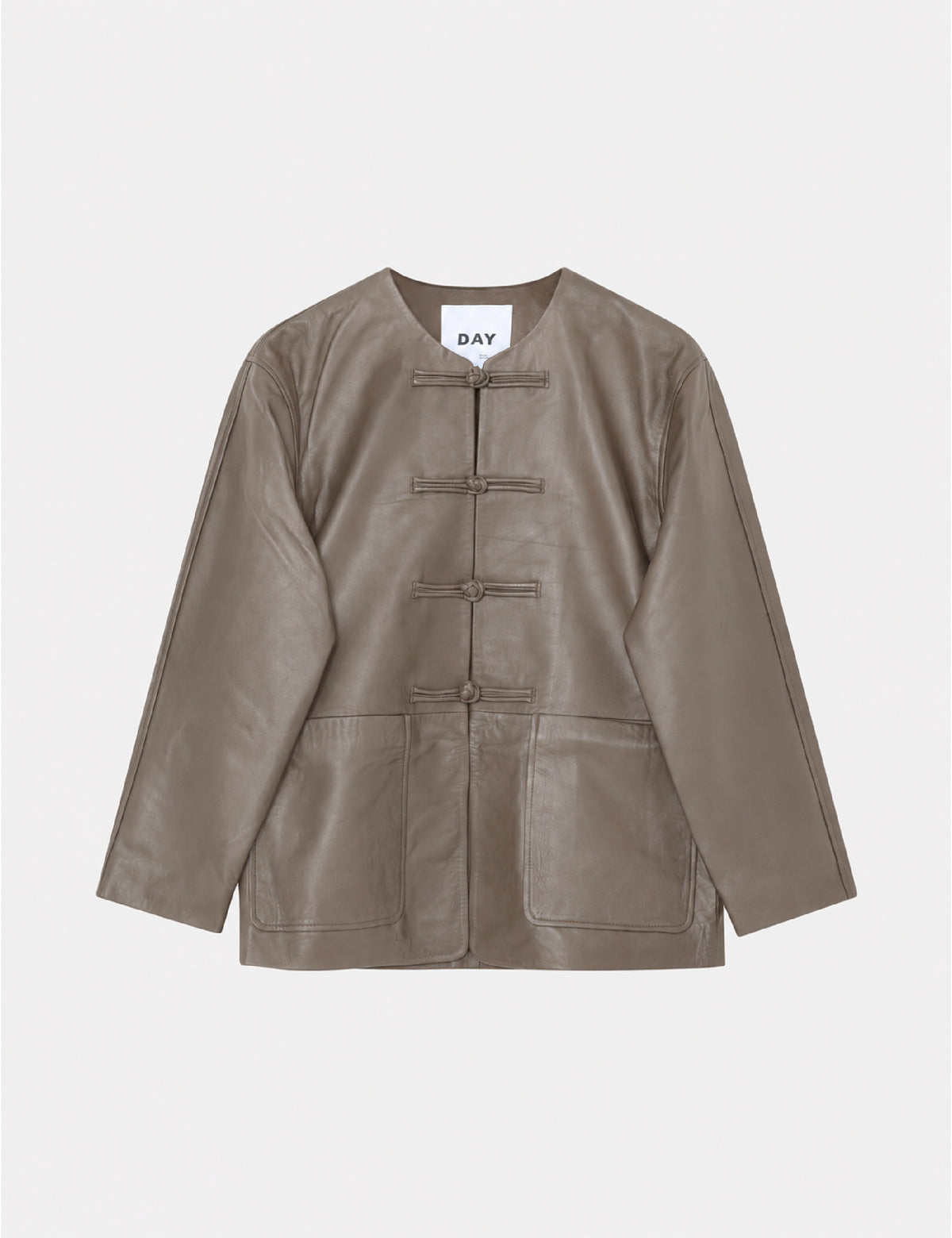 DAY Birger ét Mikkelsen DAYSiaa - Soft Lamb Leather - Jakke Jakke 181112 Walnut