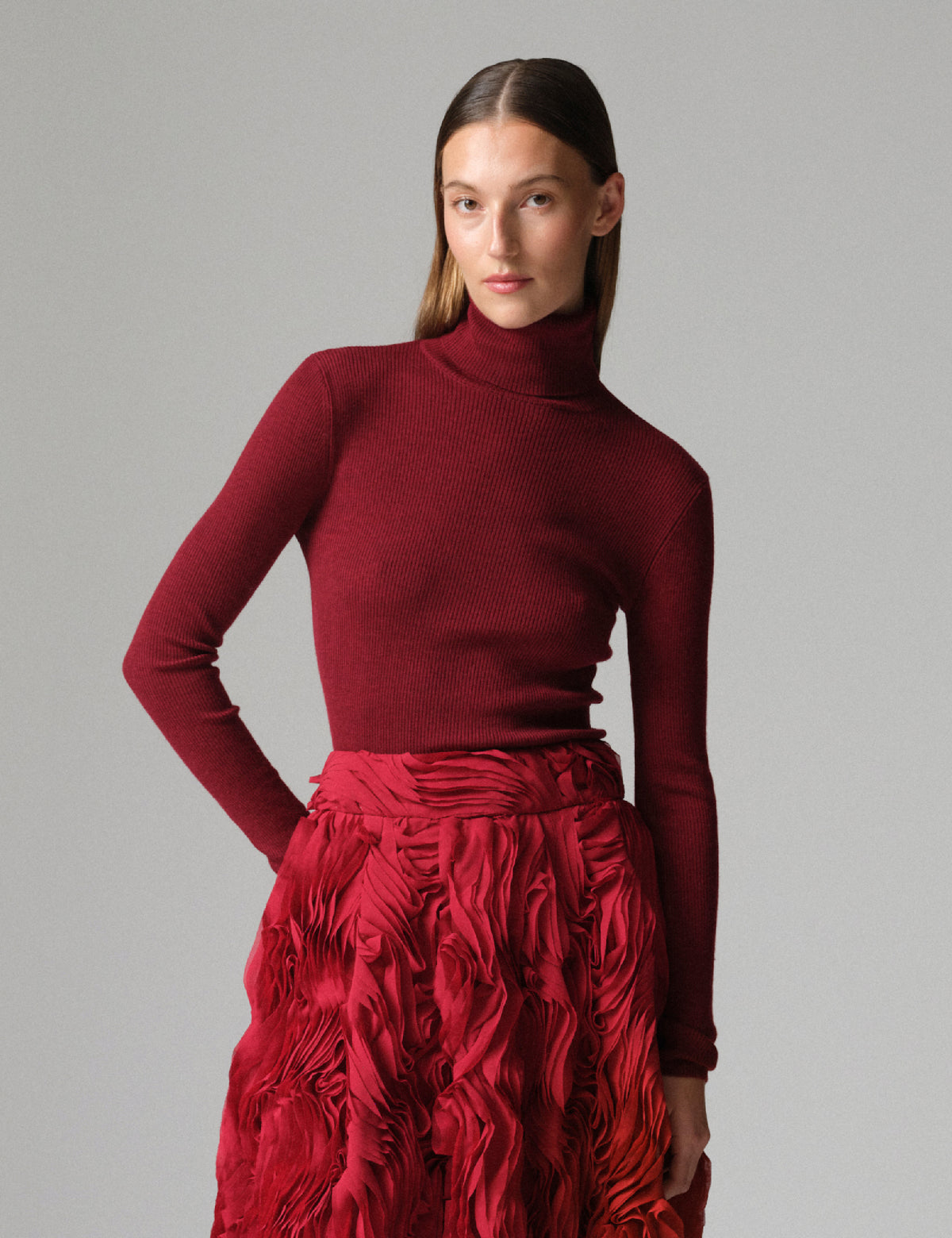 DAY Birger ét Mikkelsen DAYSierra - Daily Elements - Pullover Sweater 09042 Biking Red
