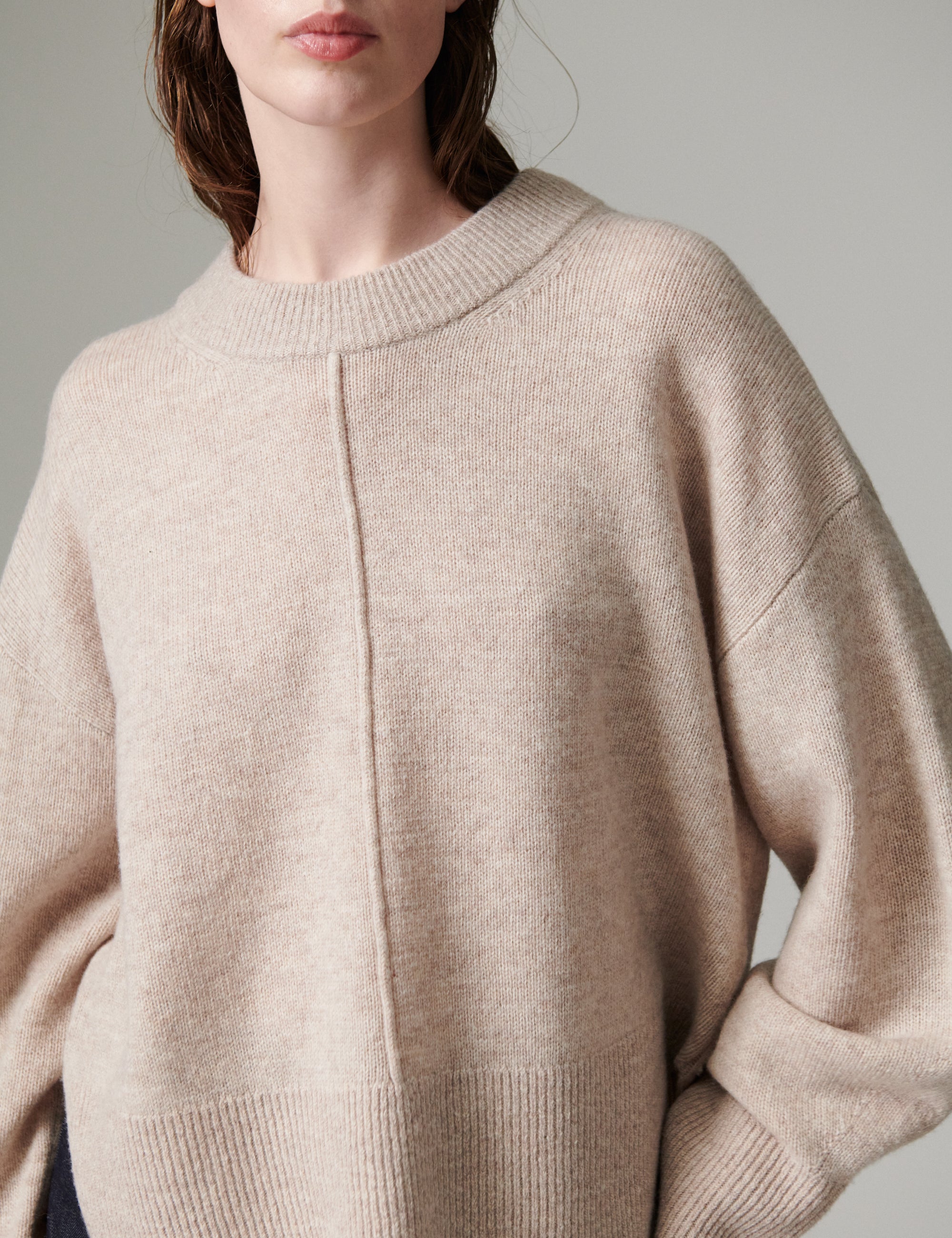 DAY Birger ét Mikkelsen DAYSindi - Soft Lamb - Pullover Sweater 171105 Roasted Cashew