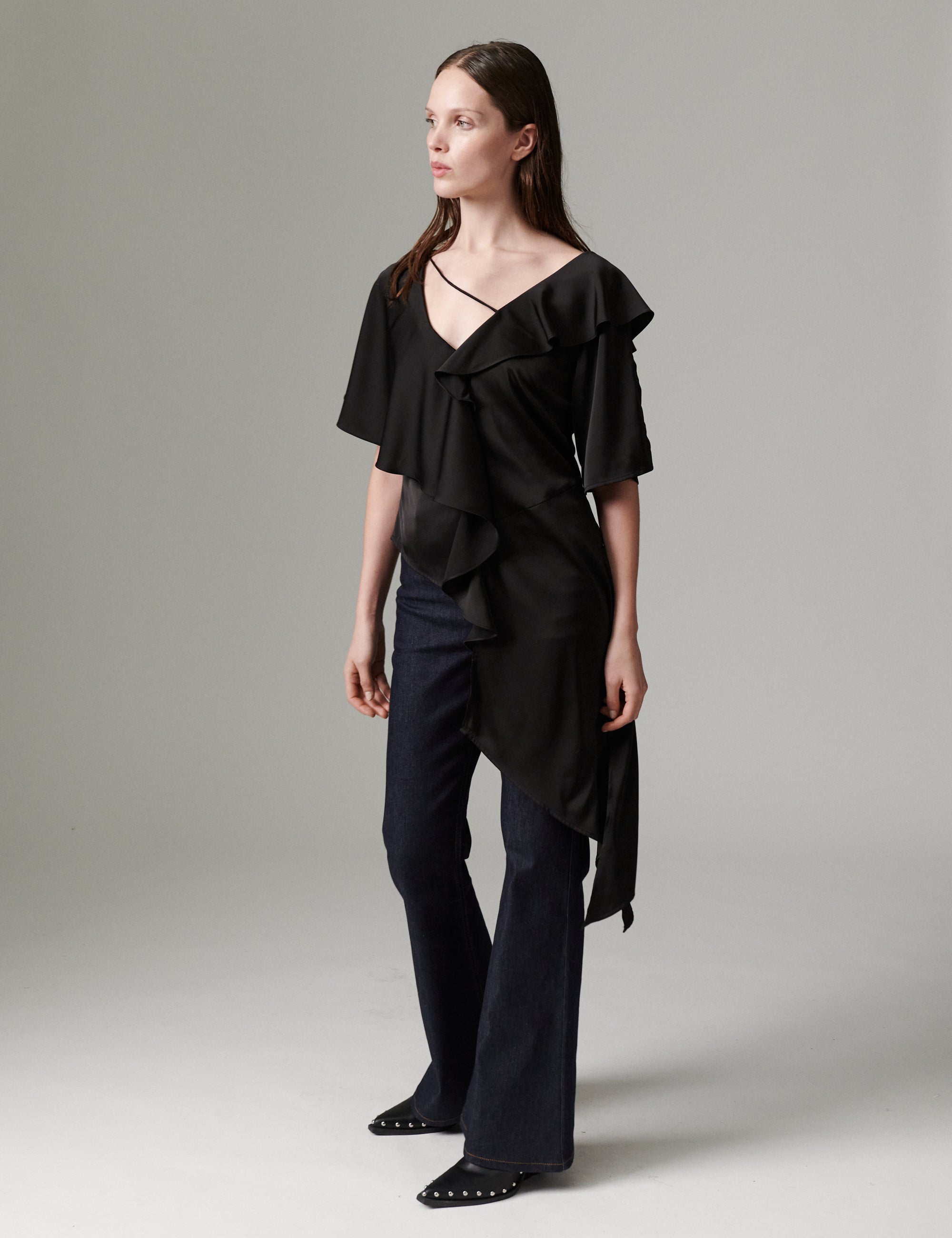 DAY Birger ét Mikkelsen DAYValor - Fluid Viscose Bluse 190303 Black