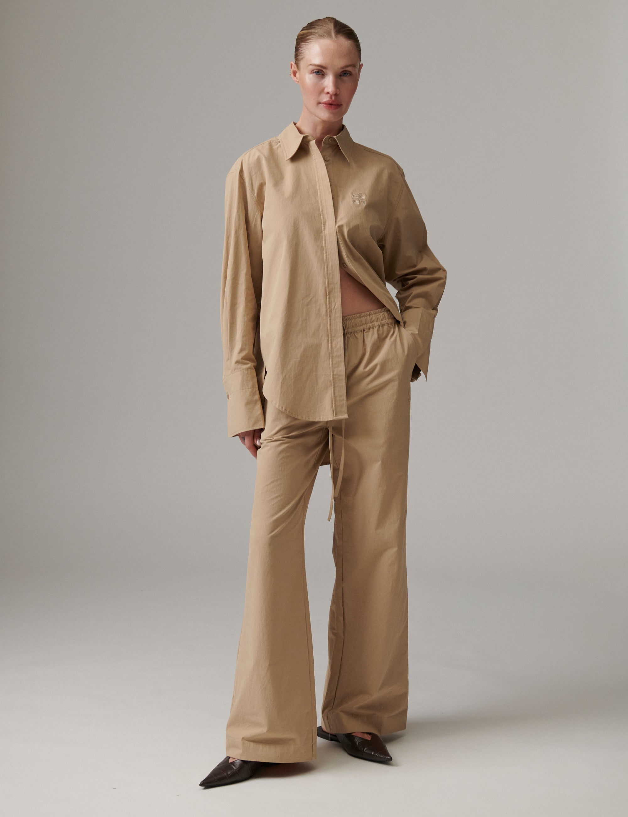 DAY Birger ét Mikkelsen DAYZoe - Cottaline Bluse 500124 TAUPE