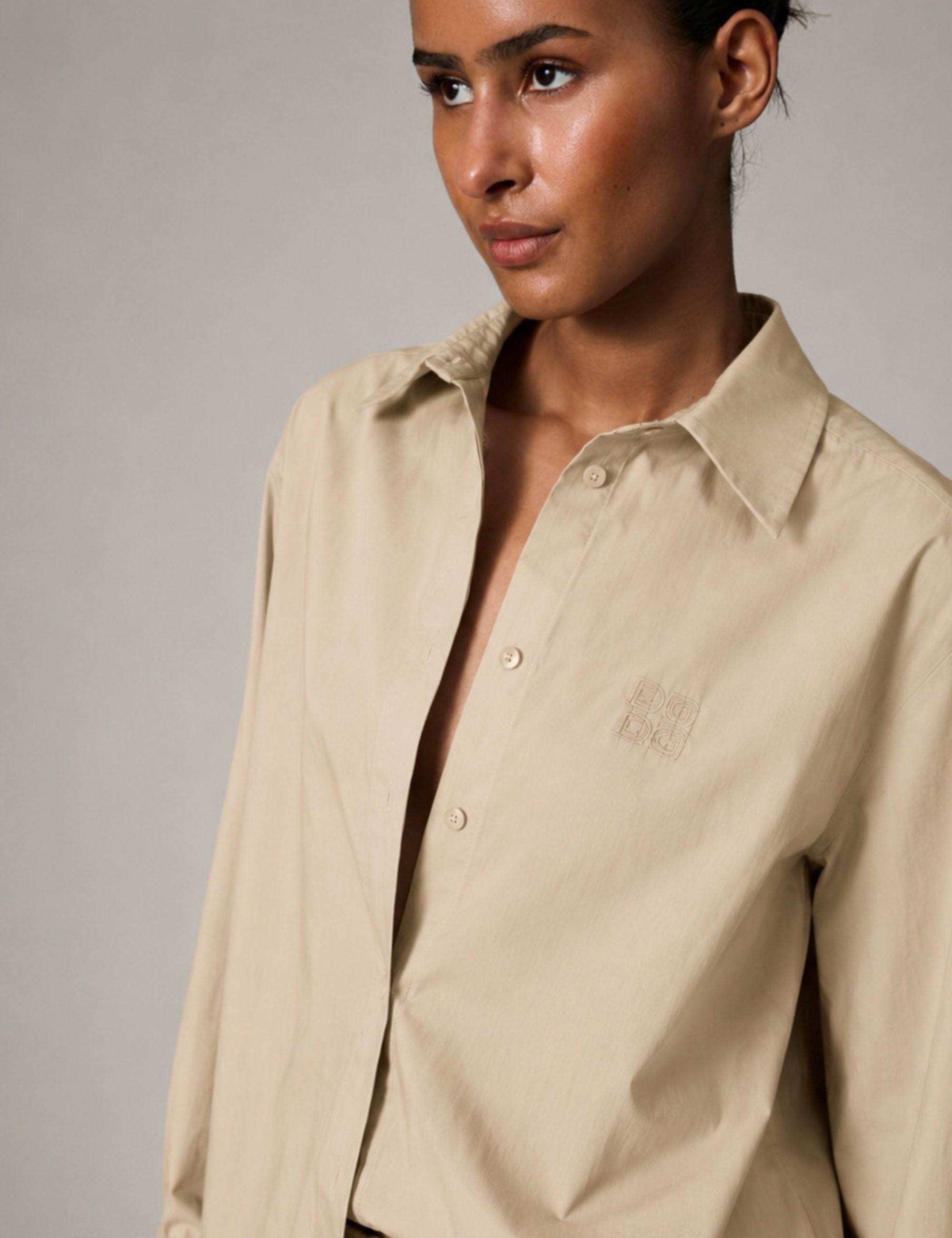 DAY Birger ét Mikkelsen DAYZoe - Cottaline Bluse 500124 TAUPE