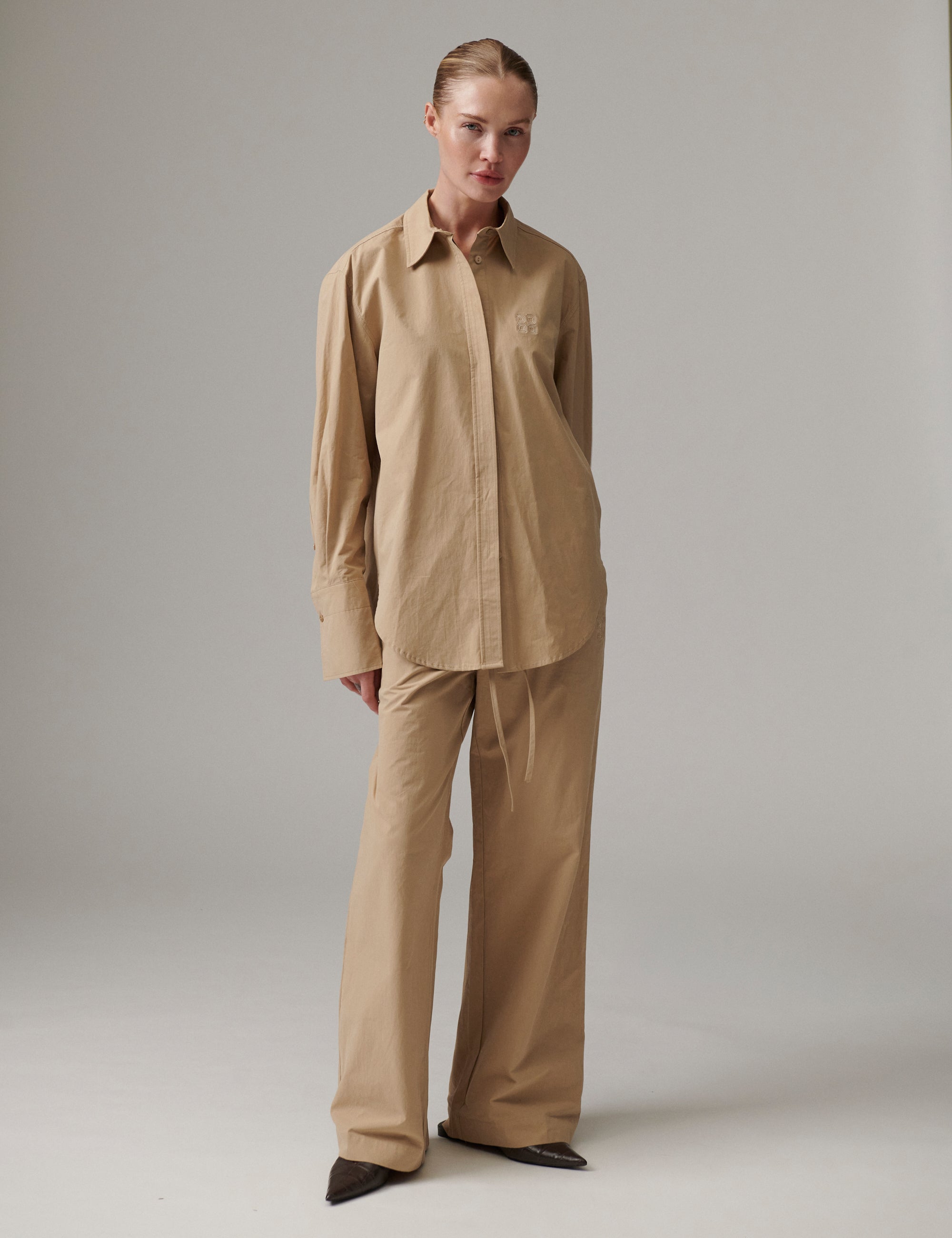 DAY Birger ét Mikkelsen DAYZoe - Cottaline Bluse 500124 TAUPE