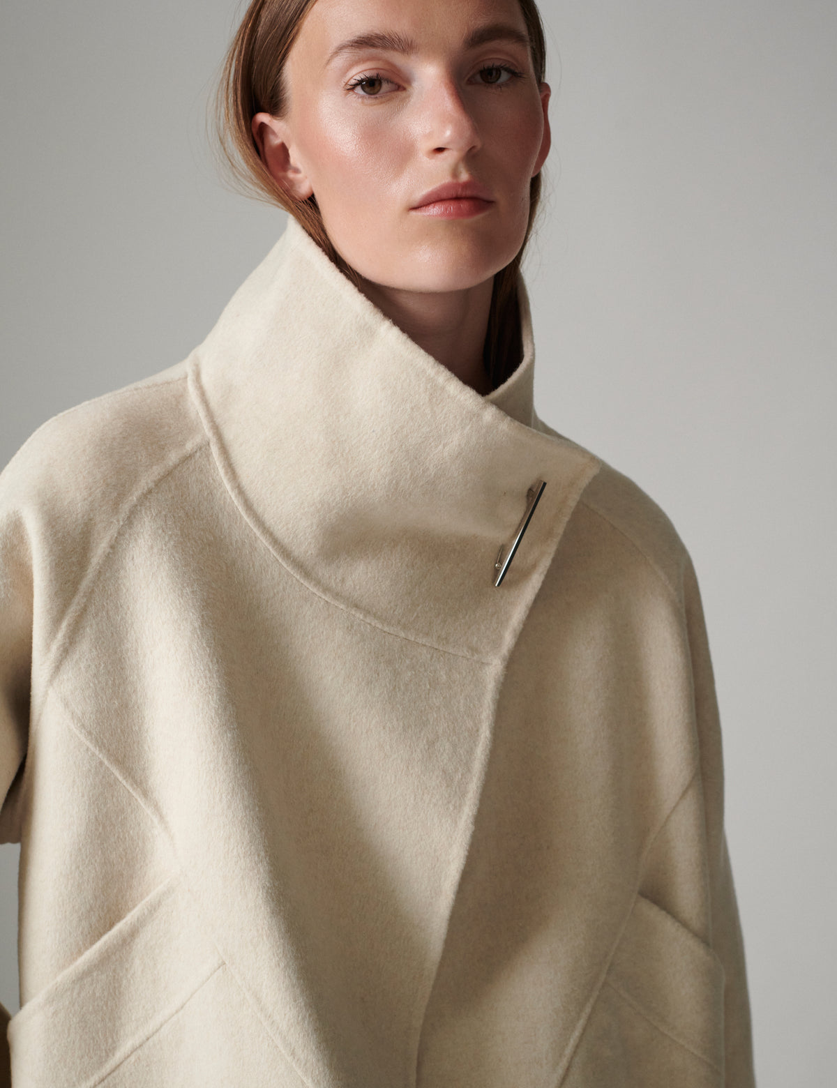 DAY Birger ét Mikkelsen DayRiot - Double faced wool - Jakke Jakke 500144 PISTACHIO SHELL MELANGE