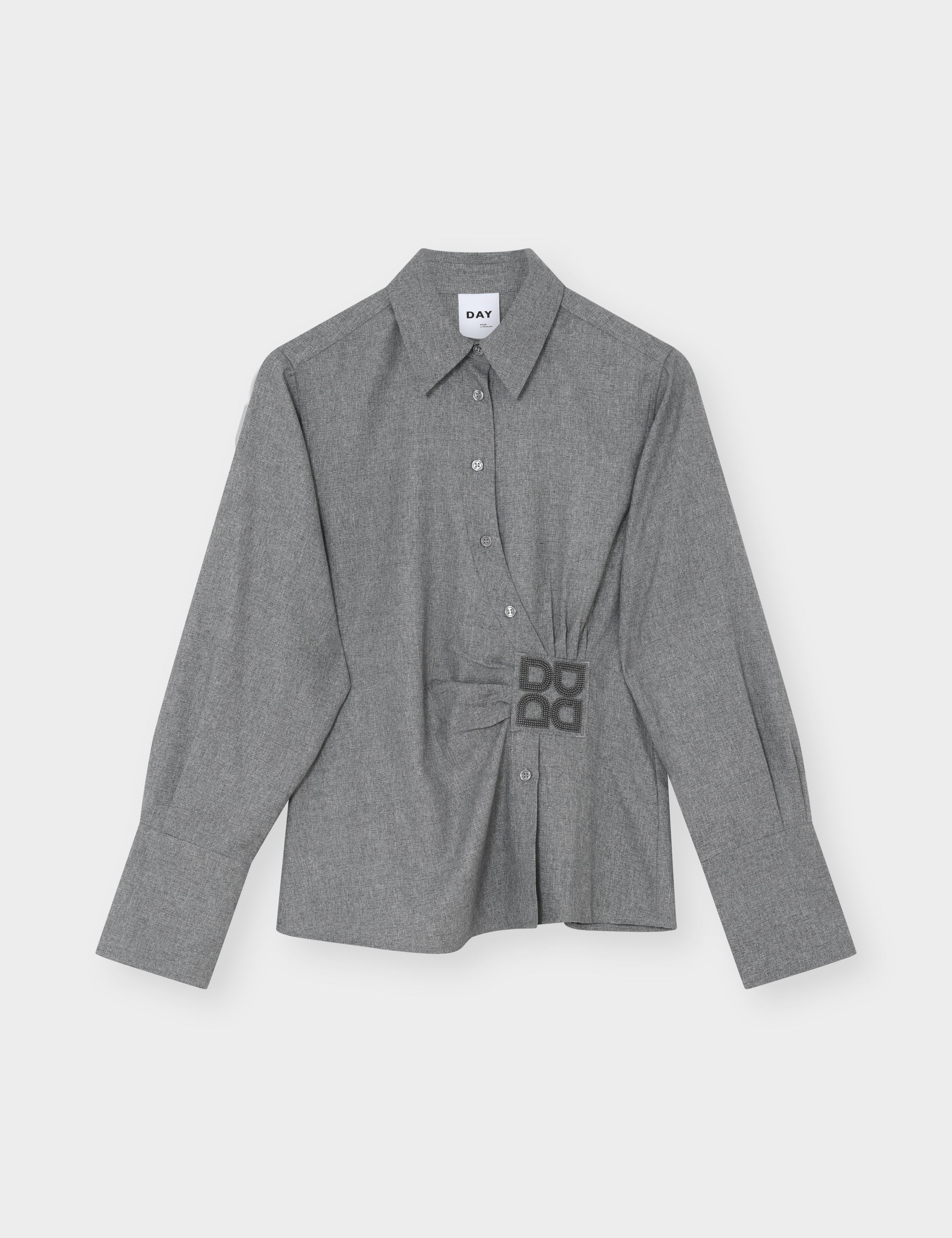 DAY Birger ét Mikkelsen Domi - Corporate Day - Bluse Bluse 500006 Medium Grey Melange