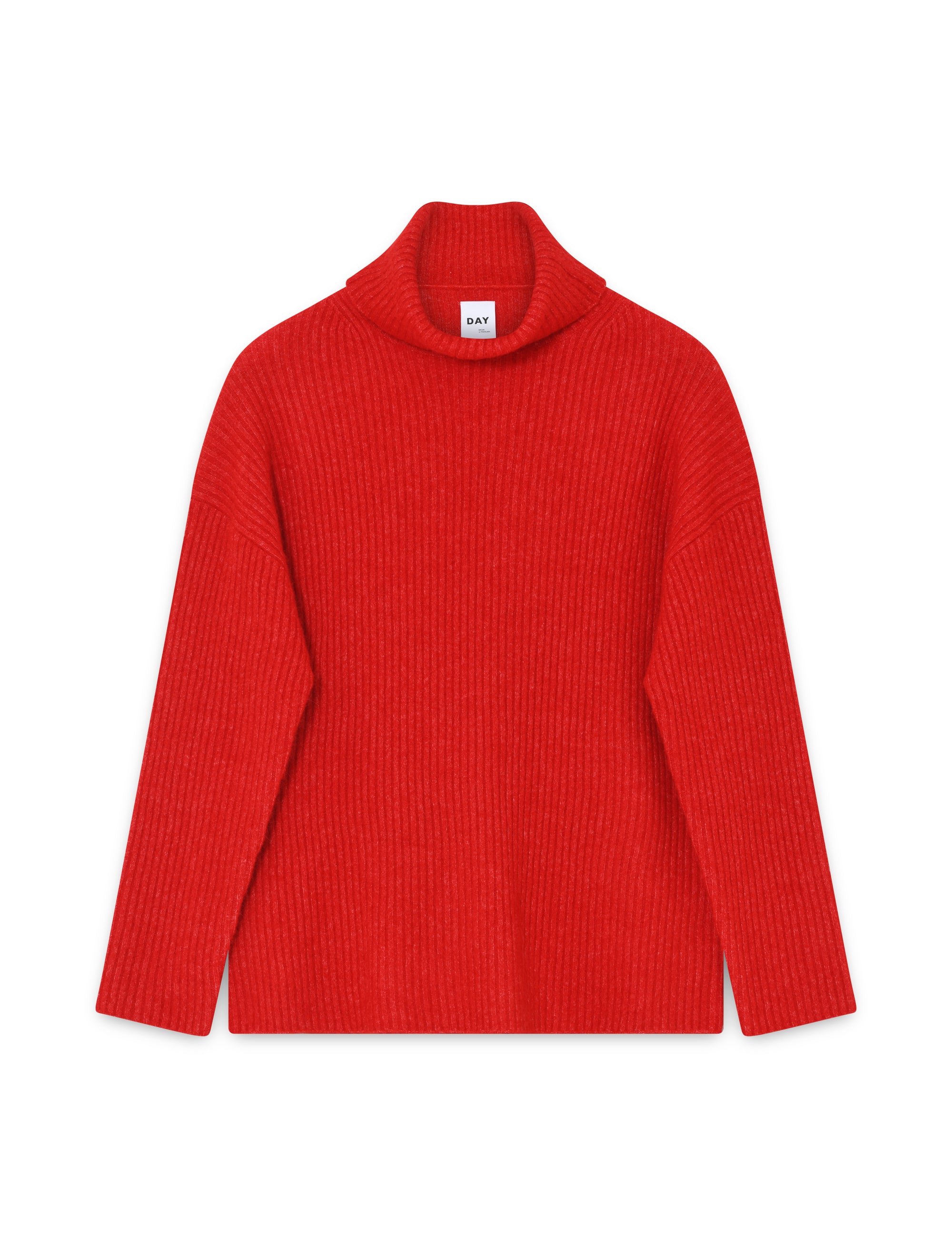 DAY Birger ét Mikkelsen Dunne - Cozy Rib Pullover 181664 FIERY RED.