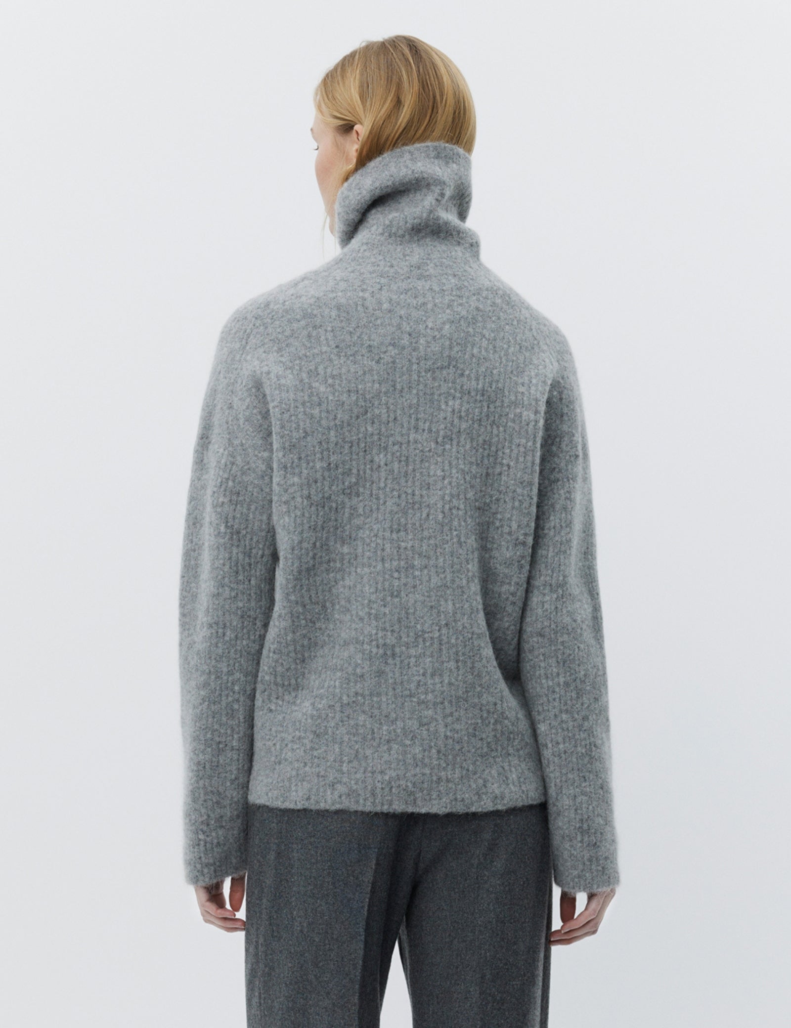 DAY Birger ét Mikkelsen Dunne - Cozy Rib Pullover 500056 GREY MELANGE