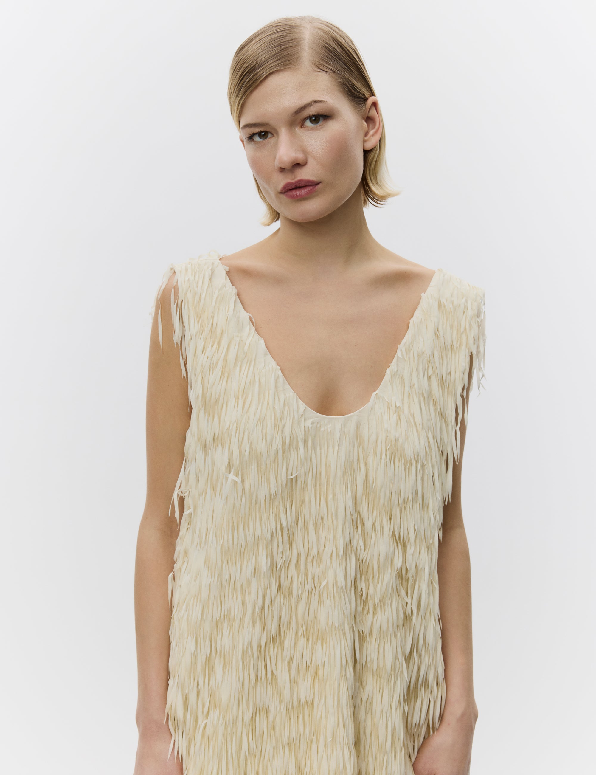 DAY Birger ét Mikkelsen Durant- Delicate Fringes Dress 120110 PISTACHIO SHELL.