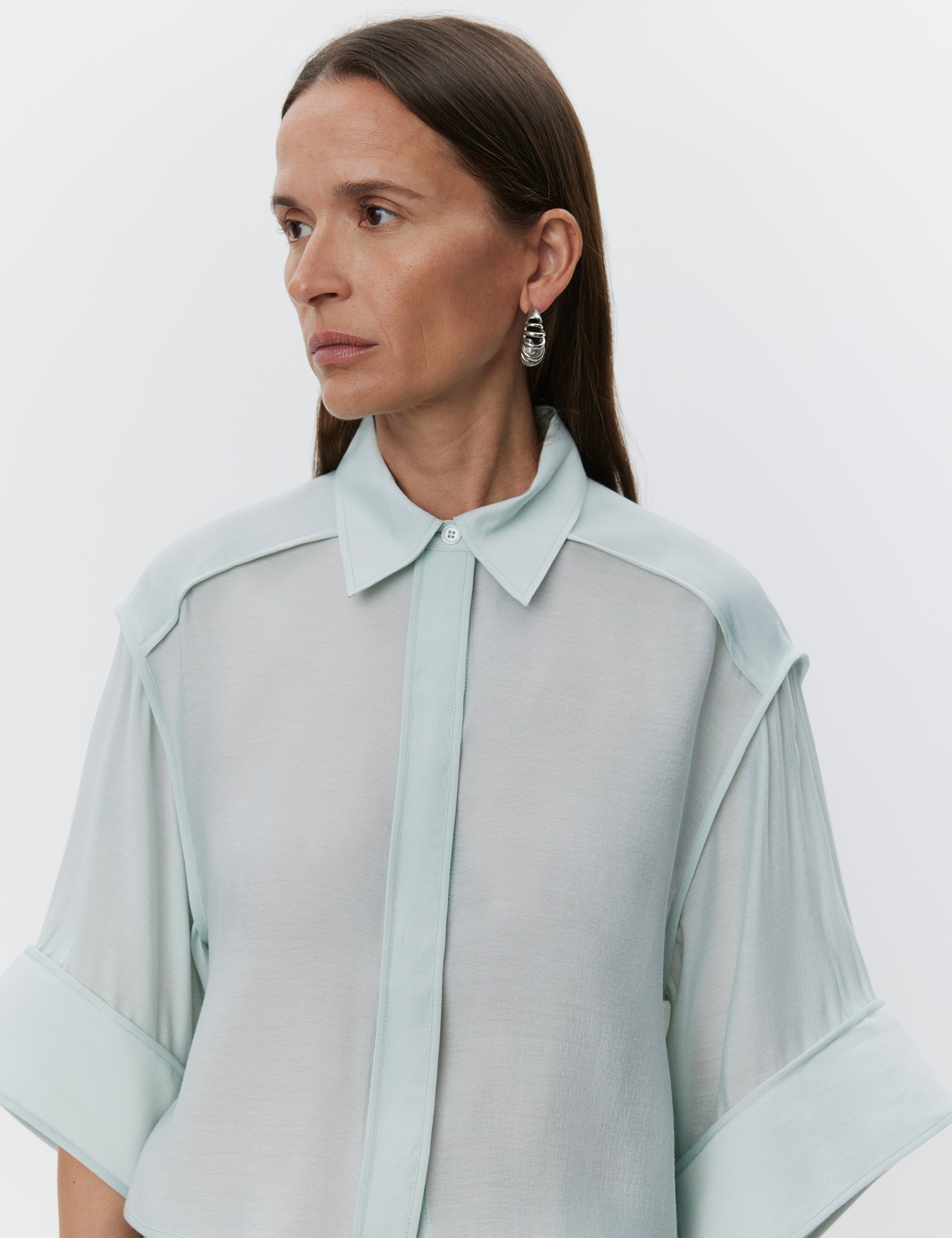 DAY Birger ét Mikkelsen Eleanor - Refined Rayon Shirts & Blouses 134405 MISTY BLUE