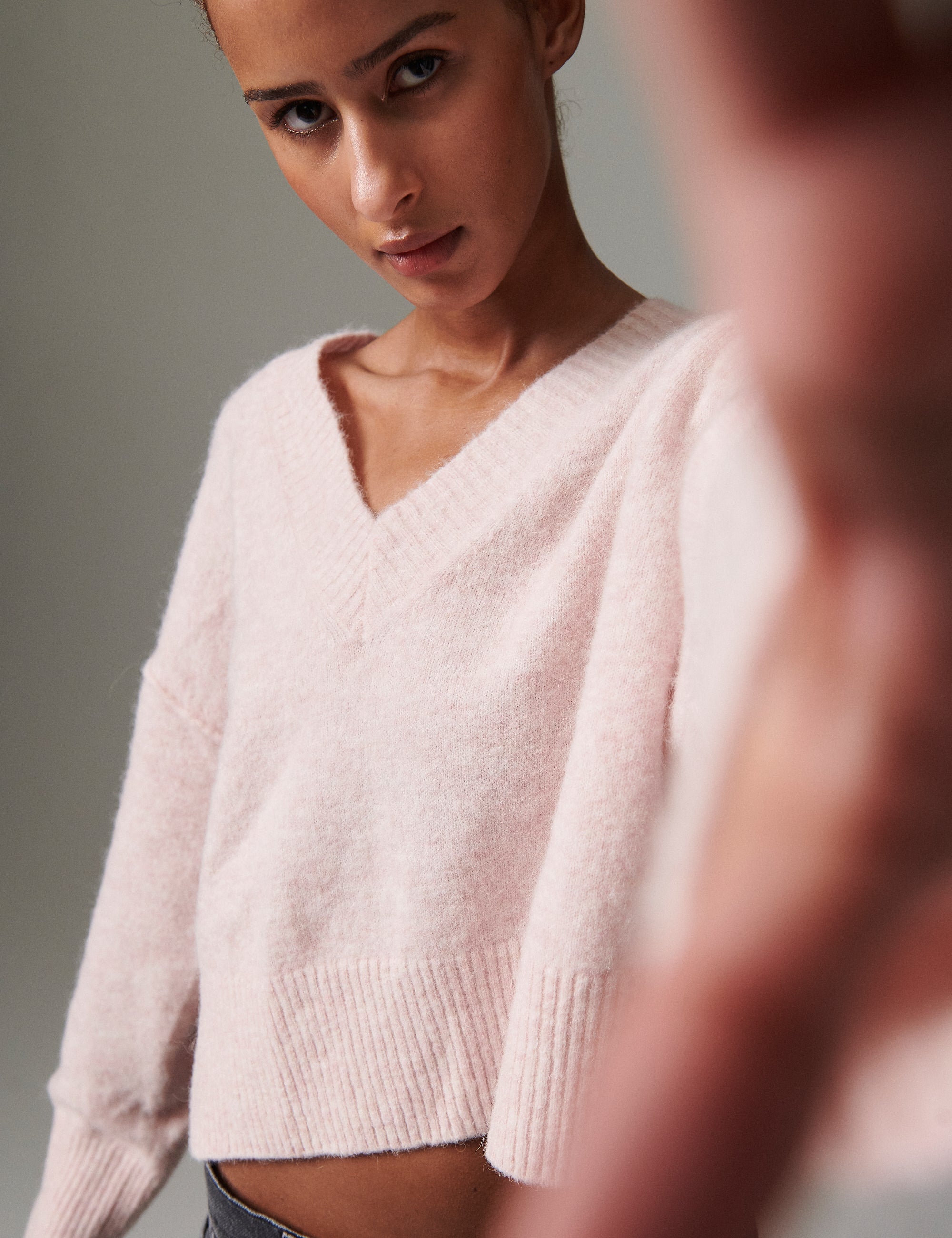 DAY Birger ét Mikkelsen Elezi - Cozy Days Sweater 132806 PINK LADY