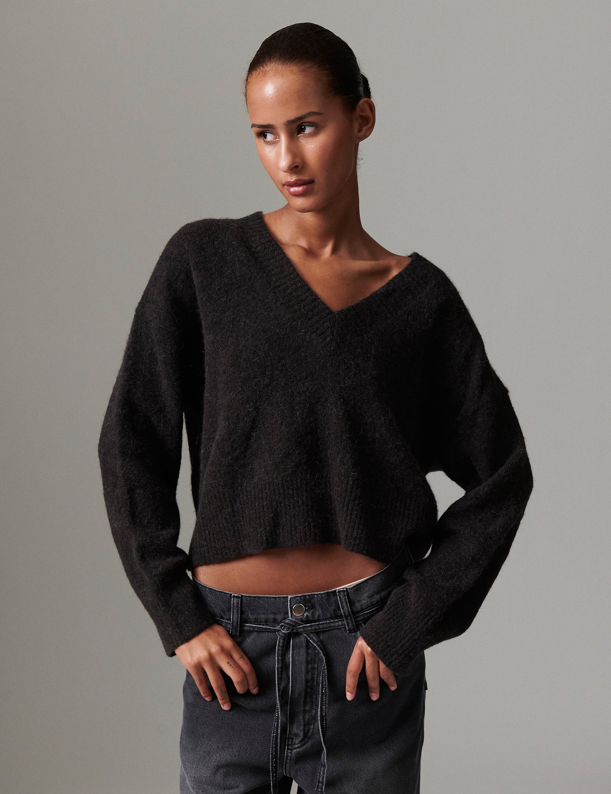DAY Birger ét Mikkelsen Elezi - Cozy Days Sweater 191103 ESPRESSO