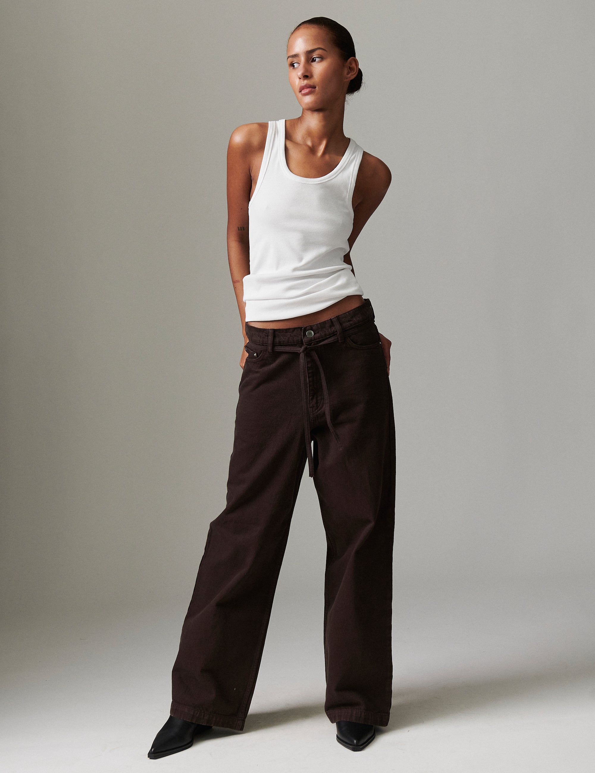 DAY Birger ét Mikkelsen Elijah - Soft Canvas Twill Pants 191016 JAVA